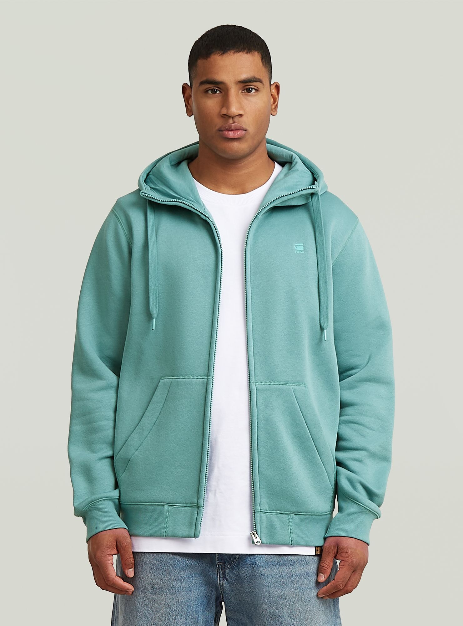 G-STAR Longpullover "Premium Core Hooded Zip Sweater" günstig online kaufen