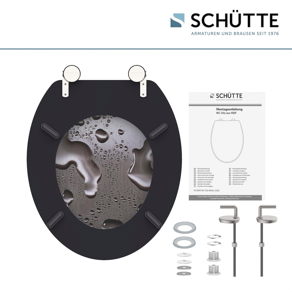 Schütte WC-Sitz »Grey Steel«