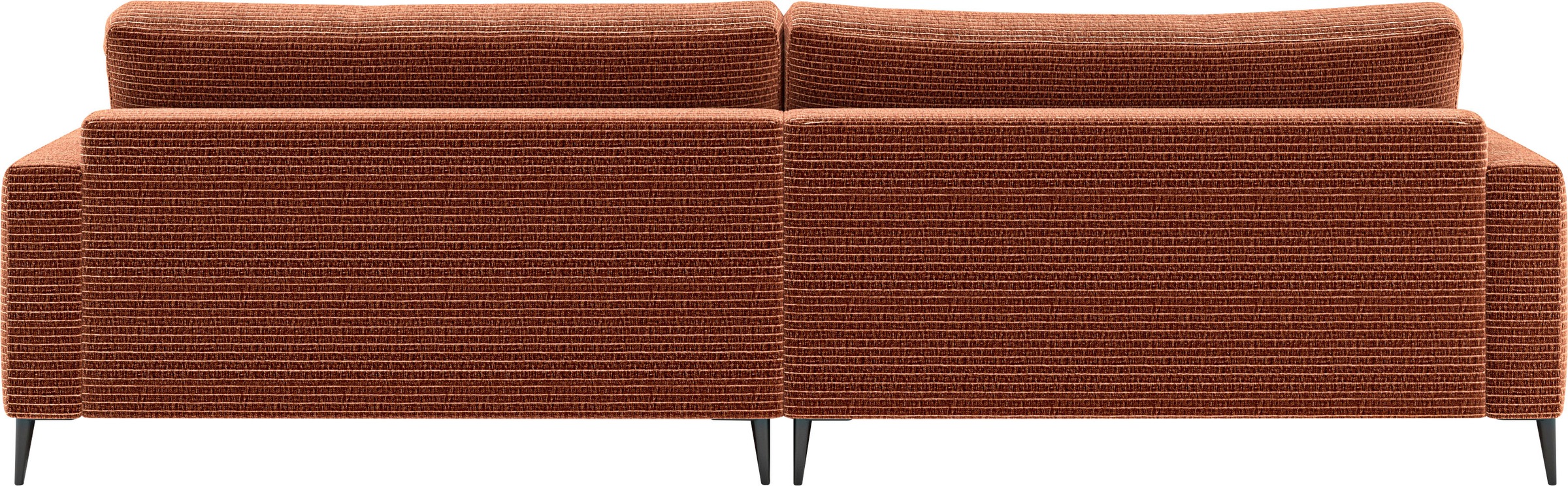 INOSIGN Ecksofa »Downtown, B/T/H: 272/190/84 cm L-Form«, weicher Sitzkomfort auch in Cord und Bouclé, incl. Zierkissen