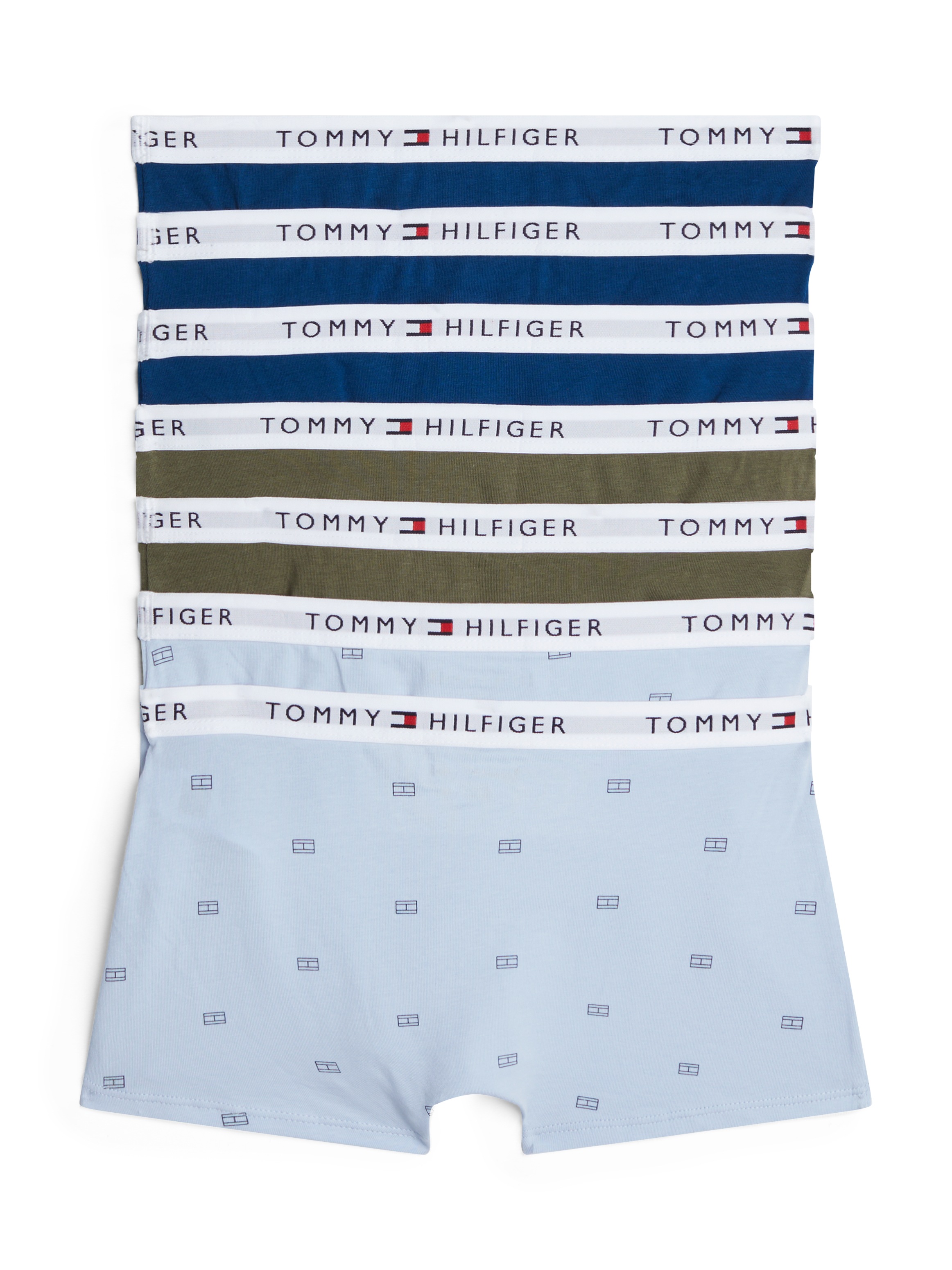 Tommy Hilfiger Underwear Trunk »7PK TRUNK PRINT«, (Packung, 7 St., 7er), mit Logo-Stretchbund