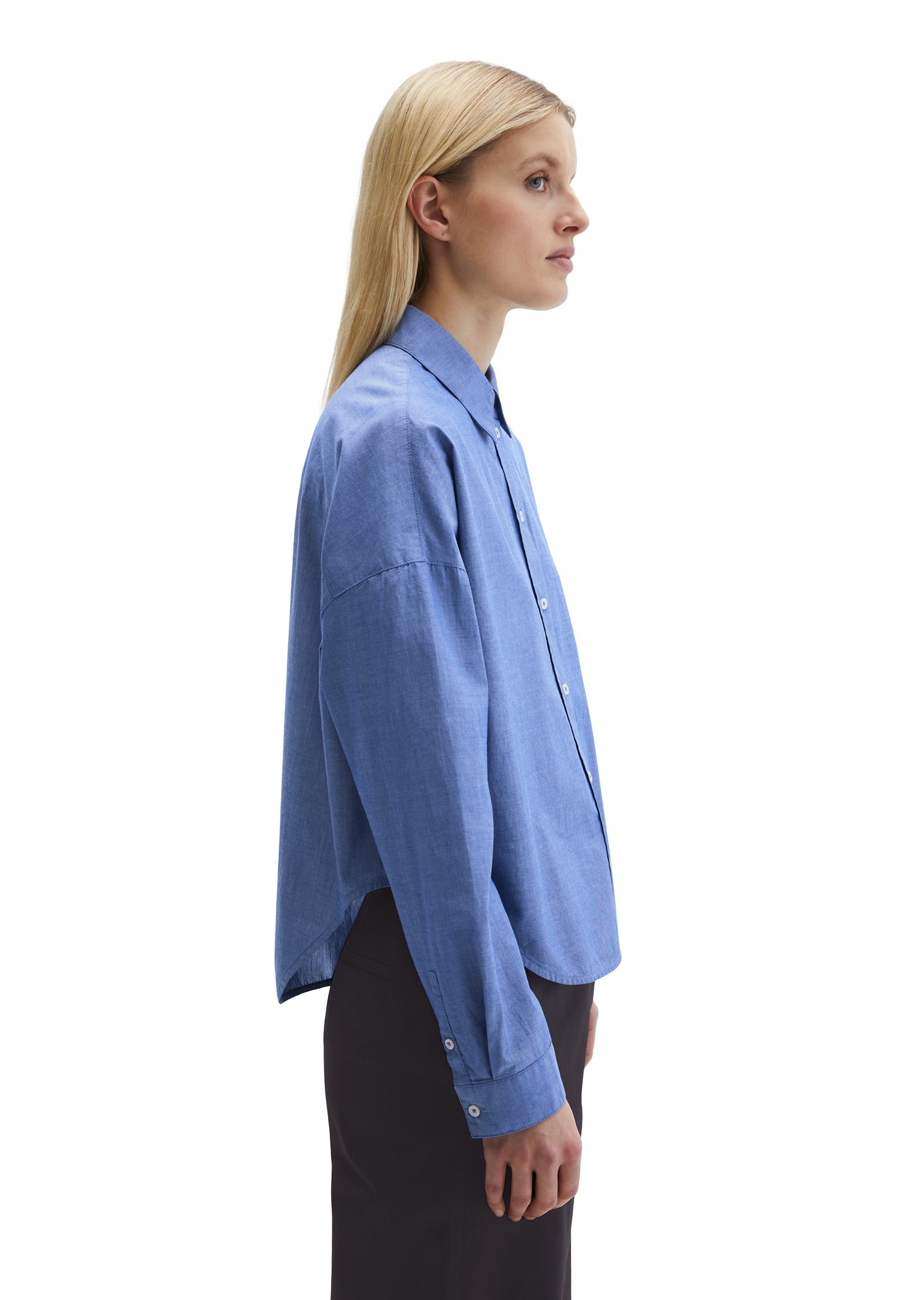 Marc O'Polo Langarmbluse »aus Baumwoll-Chambray«