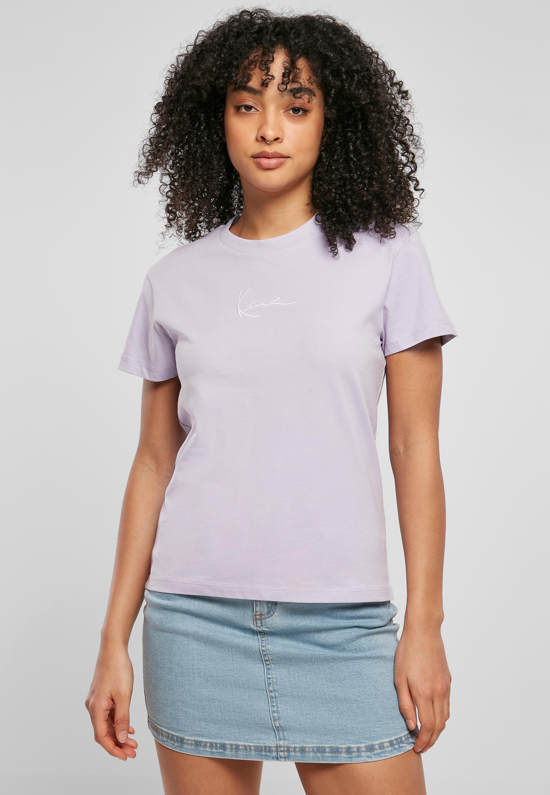 Karl Kani T-Shirt »Karl Kani Damen KW221-001-1 Small Signature Tee purple«, (1 tlg.)
