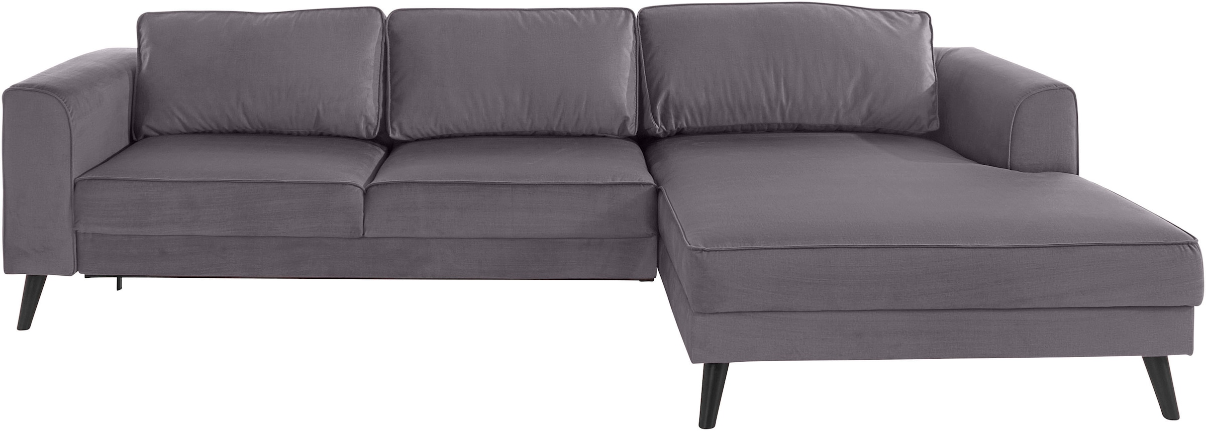 INOSIGN Ecksofa "Lumber Jack, elegant und bequem, Breite 280, hoher Fuß, L- günstig online kaufen