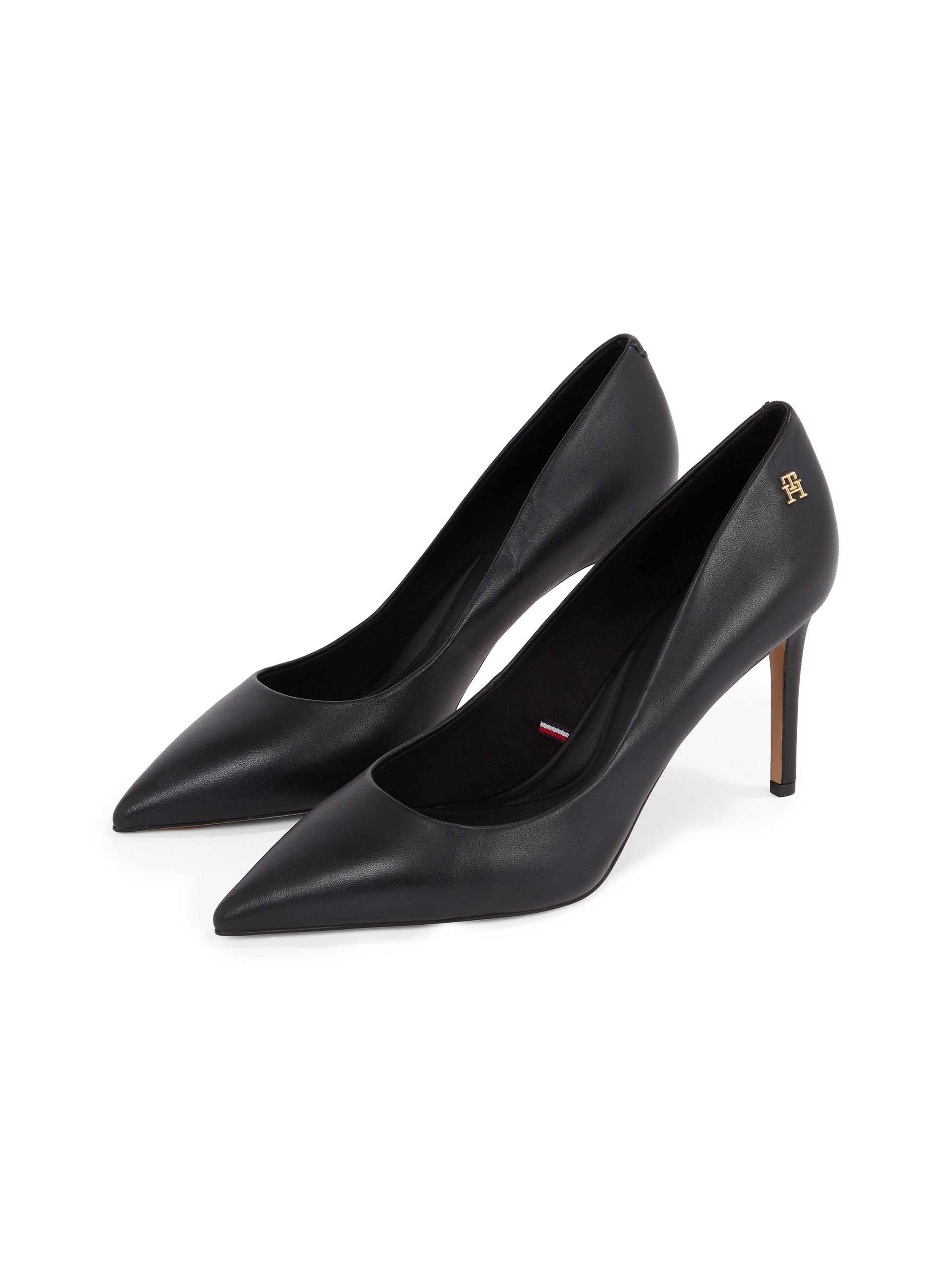 TOMMY HILFIGER High-Heel-Pumps »ESSENTIAL POINTED PUMP«, Stilettoabsatz, Abendschuh, Partyschuh in...