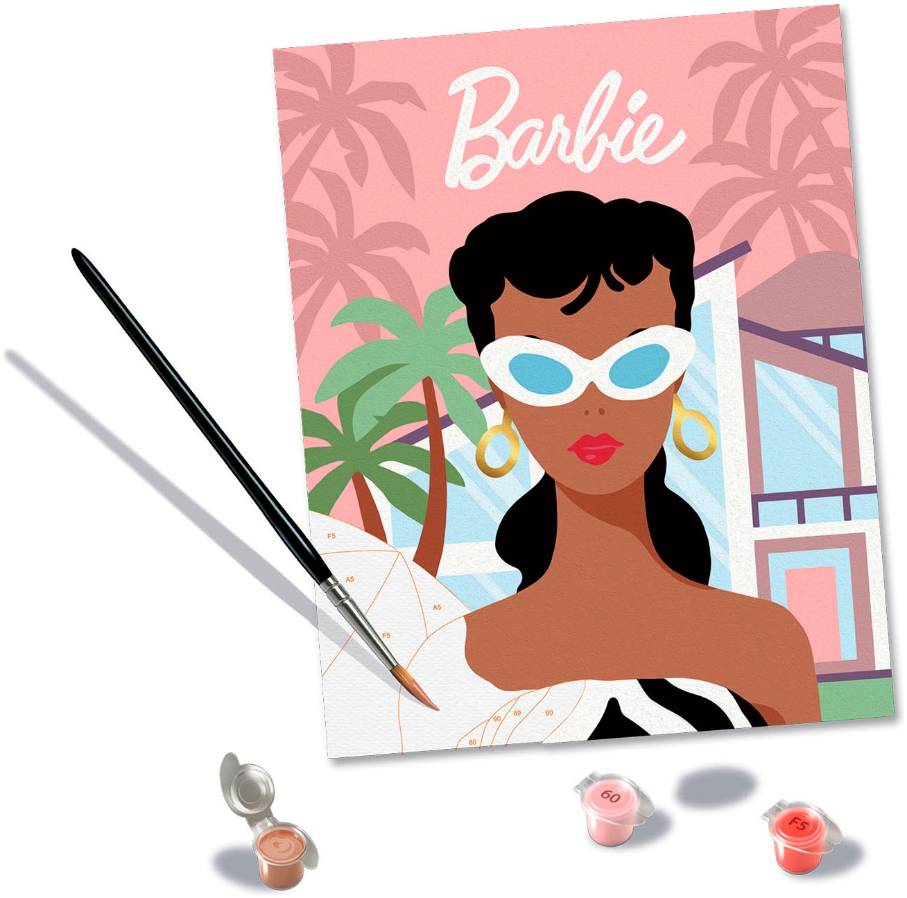 Ravensburger Malen nach Zahlen »CreArt, Adults Trend, Barbie 1959«, für Erwachsene; Made in Europe