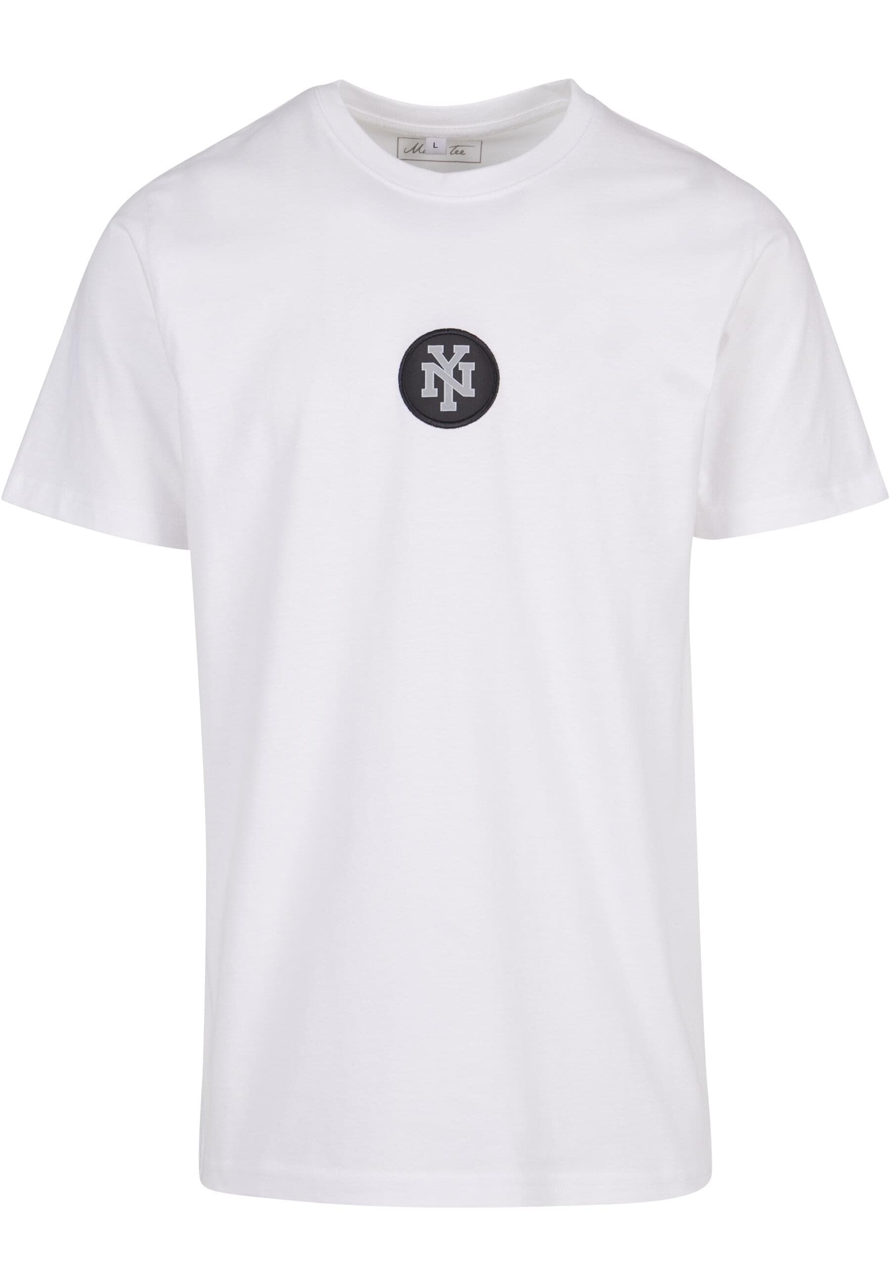 MisterTee Kurzarmshirt "MisterTee Herren NY Patch Tee" 1 Stk. tlg. günstig online kaufen