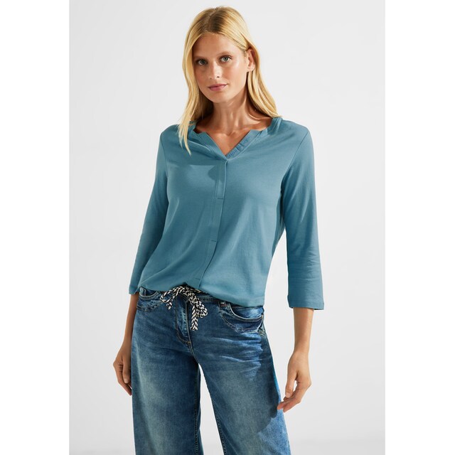 Cecil 3/4-Arm-Shirt, in Unifarbe bestellen | BAUR