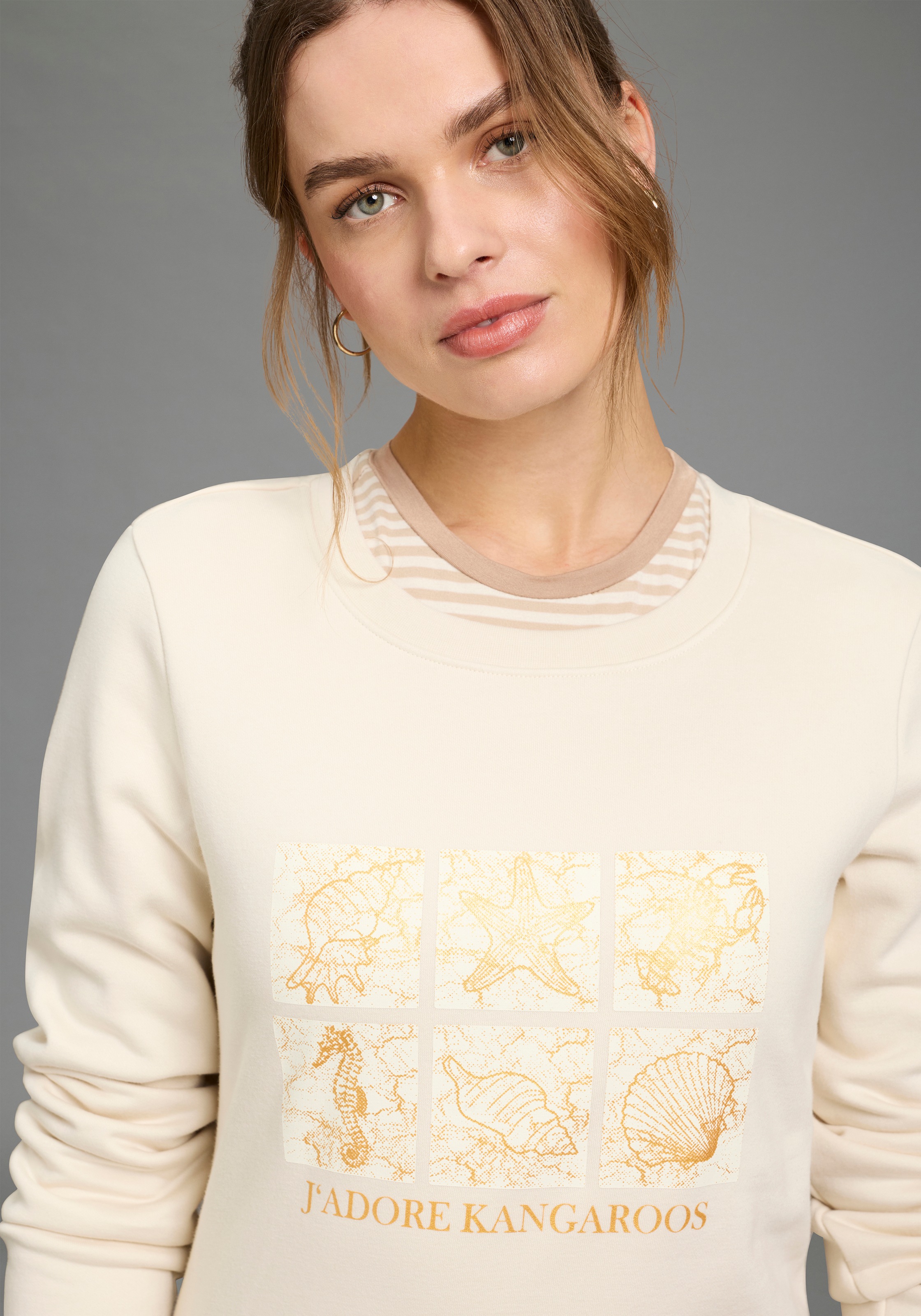 Thumbnail - KangaROOS Sweatshirt, mit Frontdruck