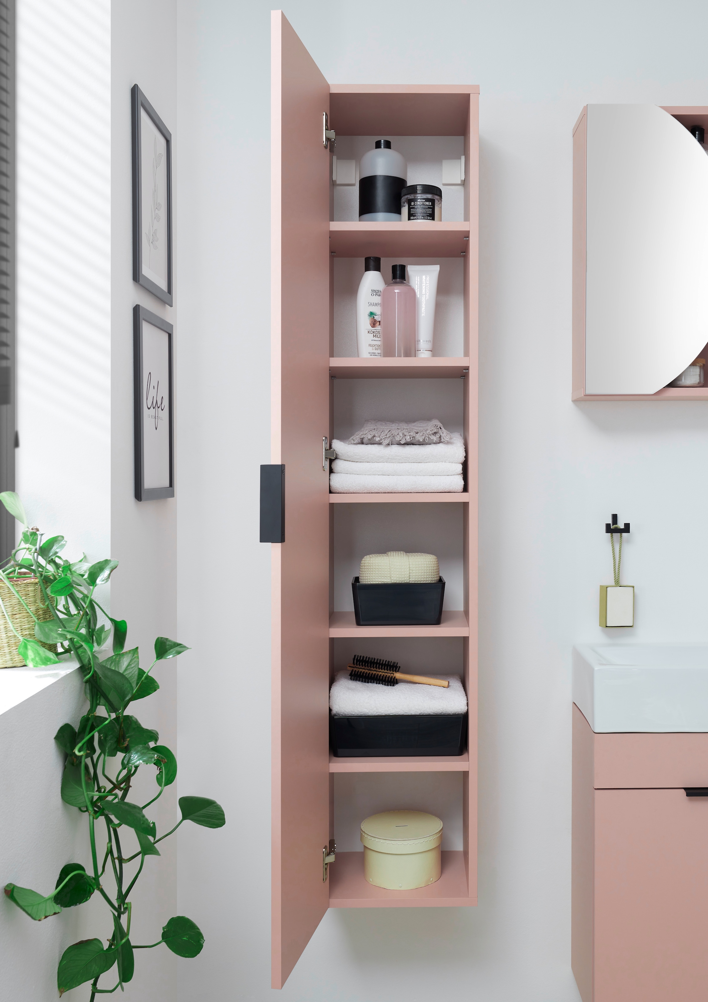 BASIC by Balculina Hochschrank »Nancy BxHxT 30x150x25 cm« 1 Stk. tlg. Breite 30 cm, hängend