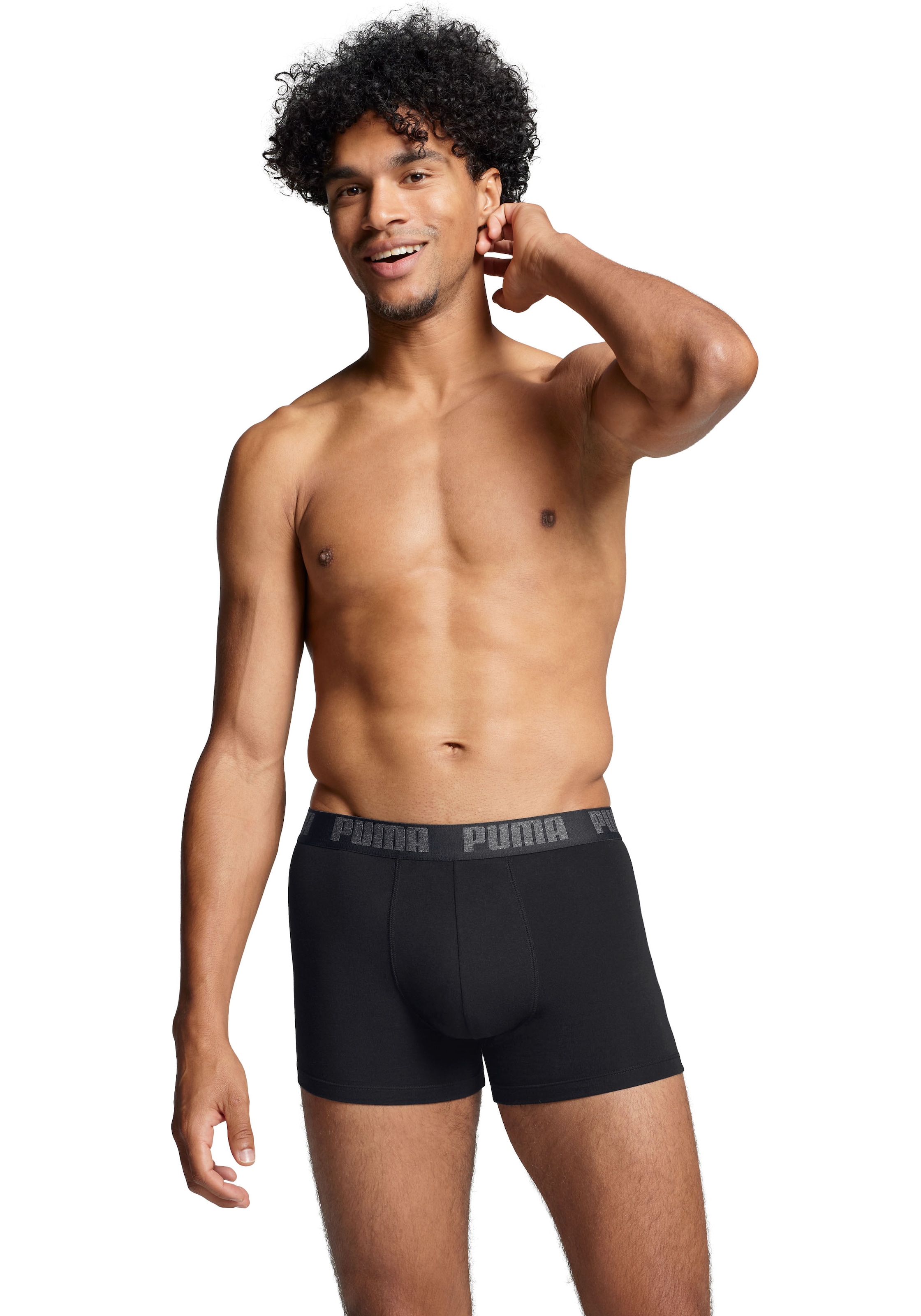 PUMA Boxer, (6er Pack), mit elastischem Logobund