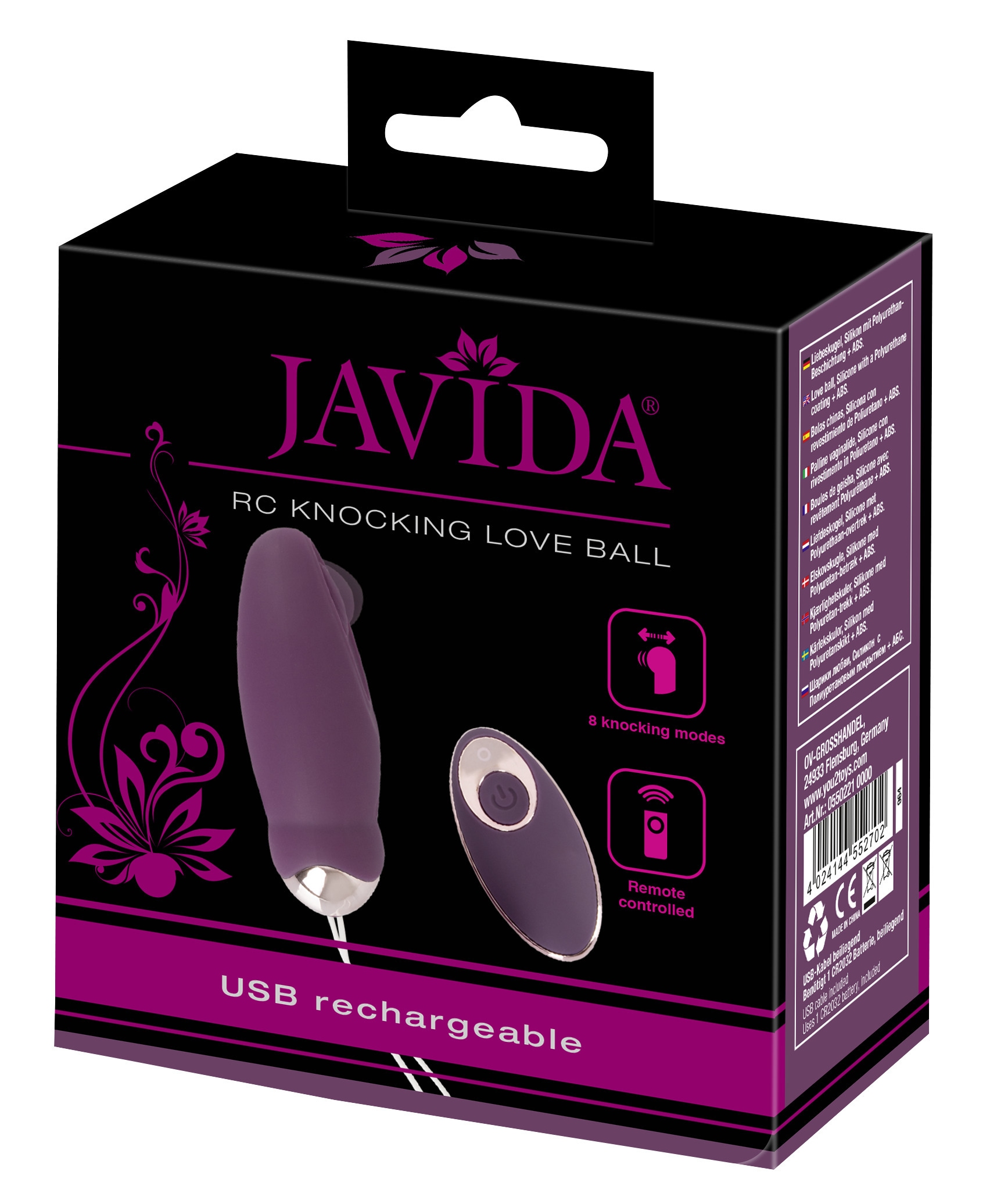 Javida Liebeskugeln »Vibroei RC Knocking Love Ball«