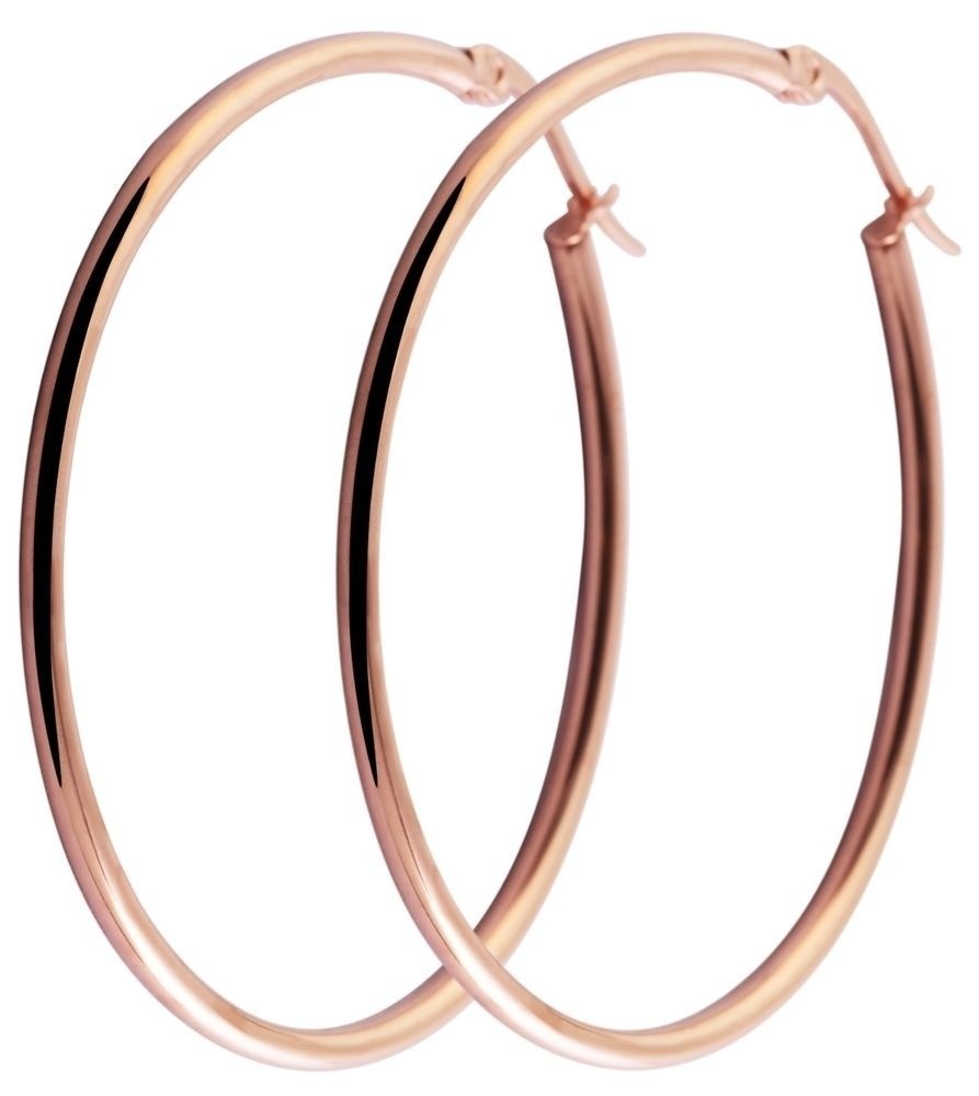 Adelia´s Paar Creolen »Neuheit 2025 - Damen Creolen aus poliertem Edelstahl«