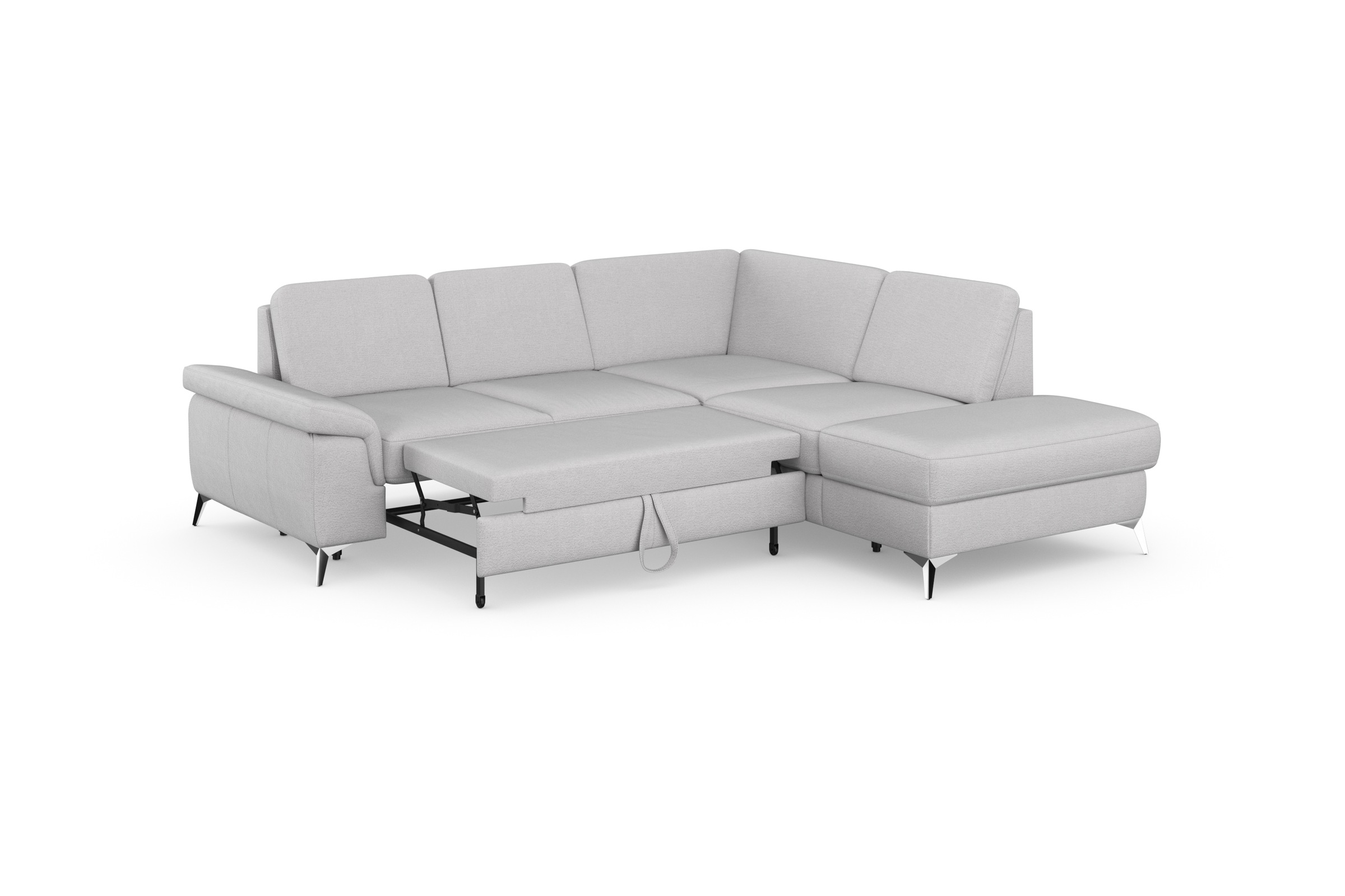 sit&more Ecksofa »Padua L-Form«, inklusive Sitztiefenverstellung, Armteilfunktion und Federkern