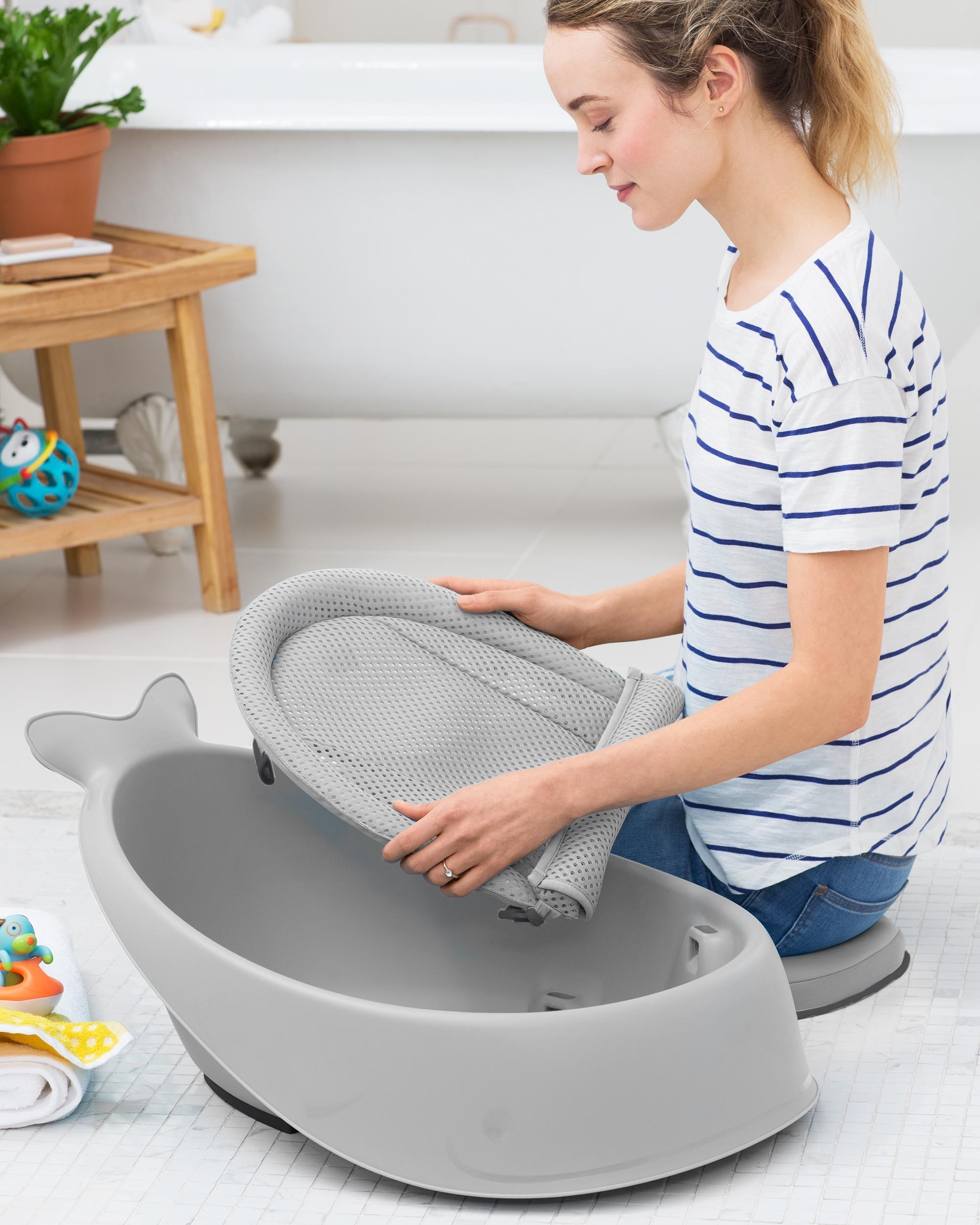 Skip Hop Babybadewanne »Moby, grau«