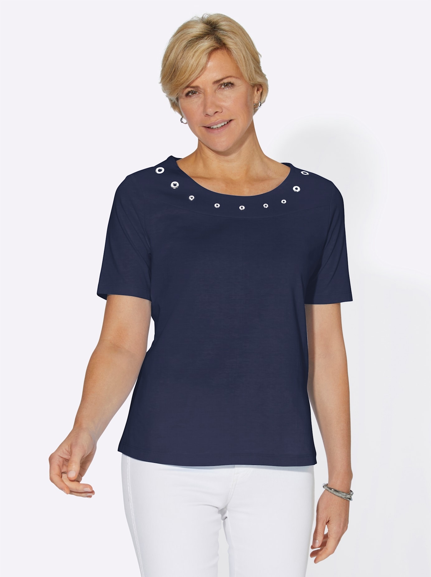 Casual Looks Kurzarmshirt "Shirt" 1 Stk. tlg. günstig online kaufen