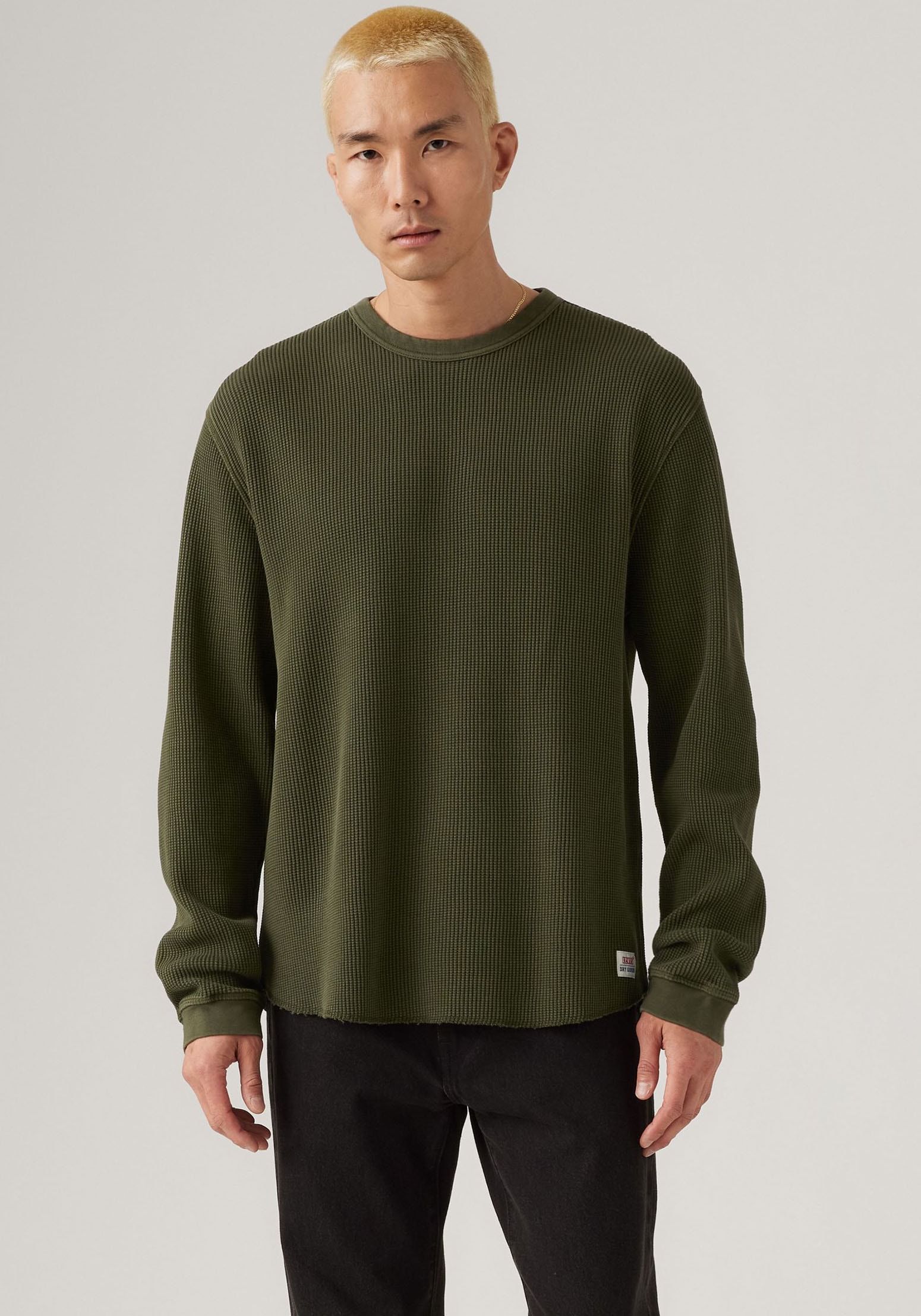 Levis Langarmshirt Waffelstruktur günstig online kaufen