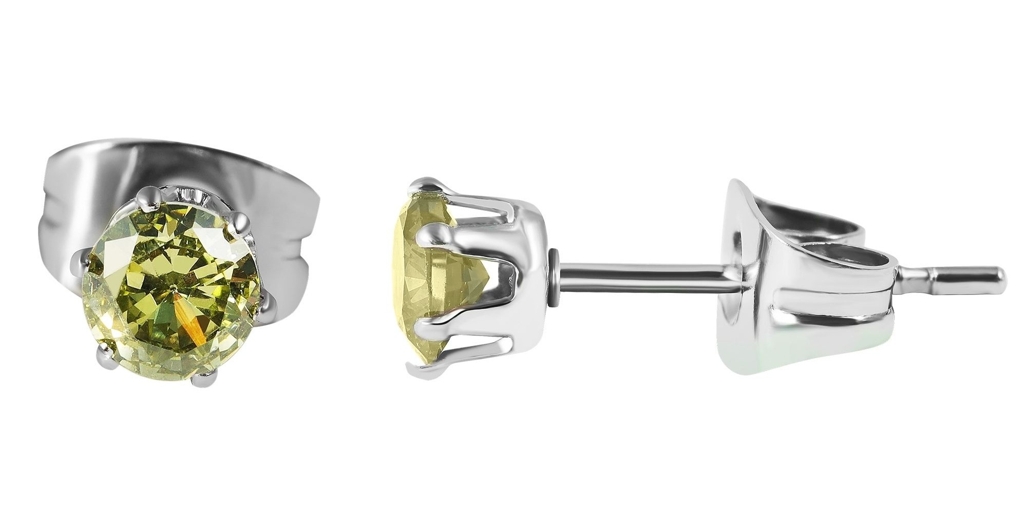 Adelia´s Paar Ohrhänger "Damen Ohrringe – Ohrstecker aus Edelstahl mit Zirk günstig online kaufen