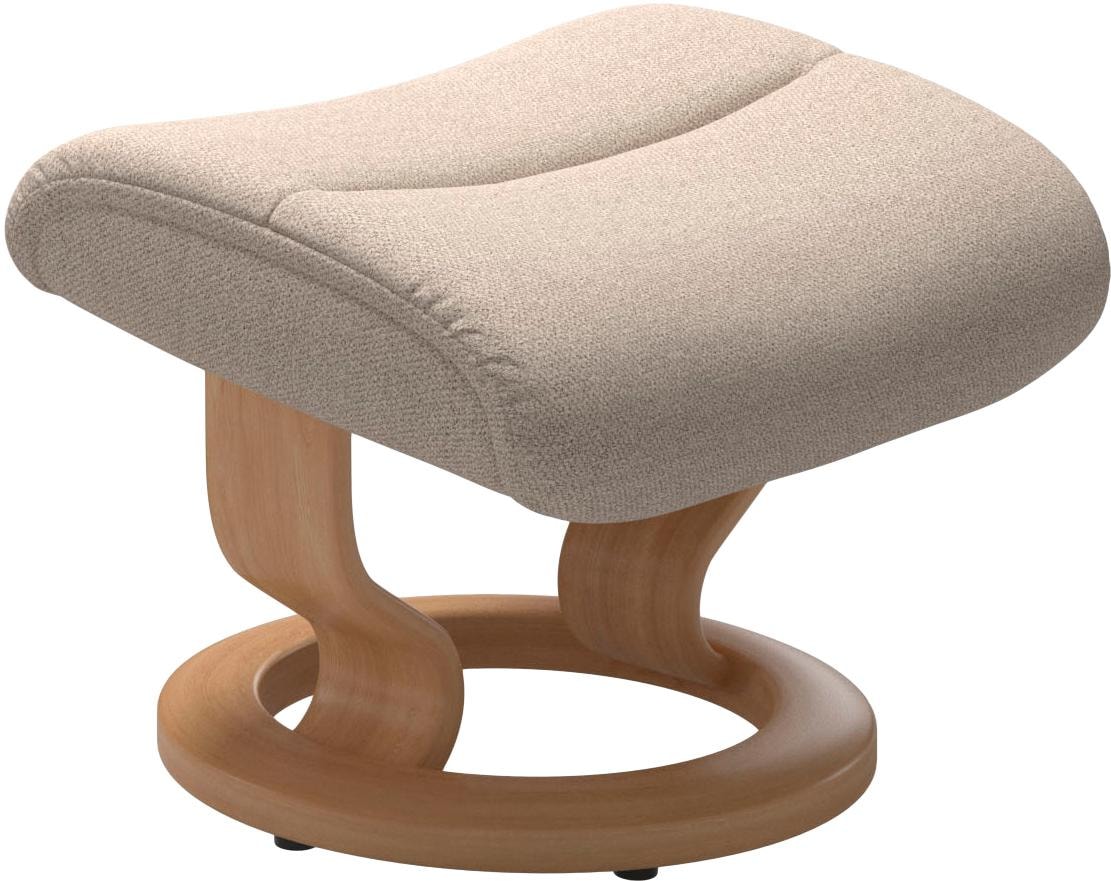 Stressless® Relaxsessel »View«, (Set, Relaxsessel mit Hocker), mit Classic Base, Größe M,Gestell Eiche