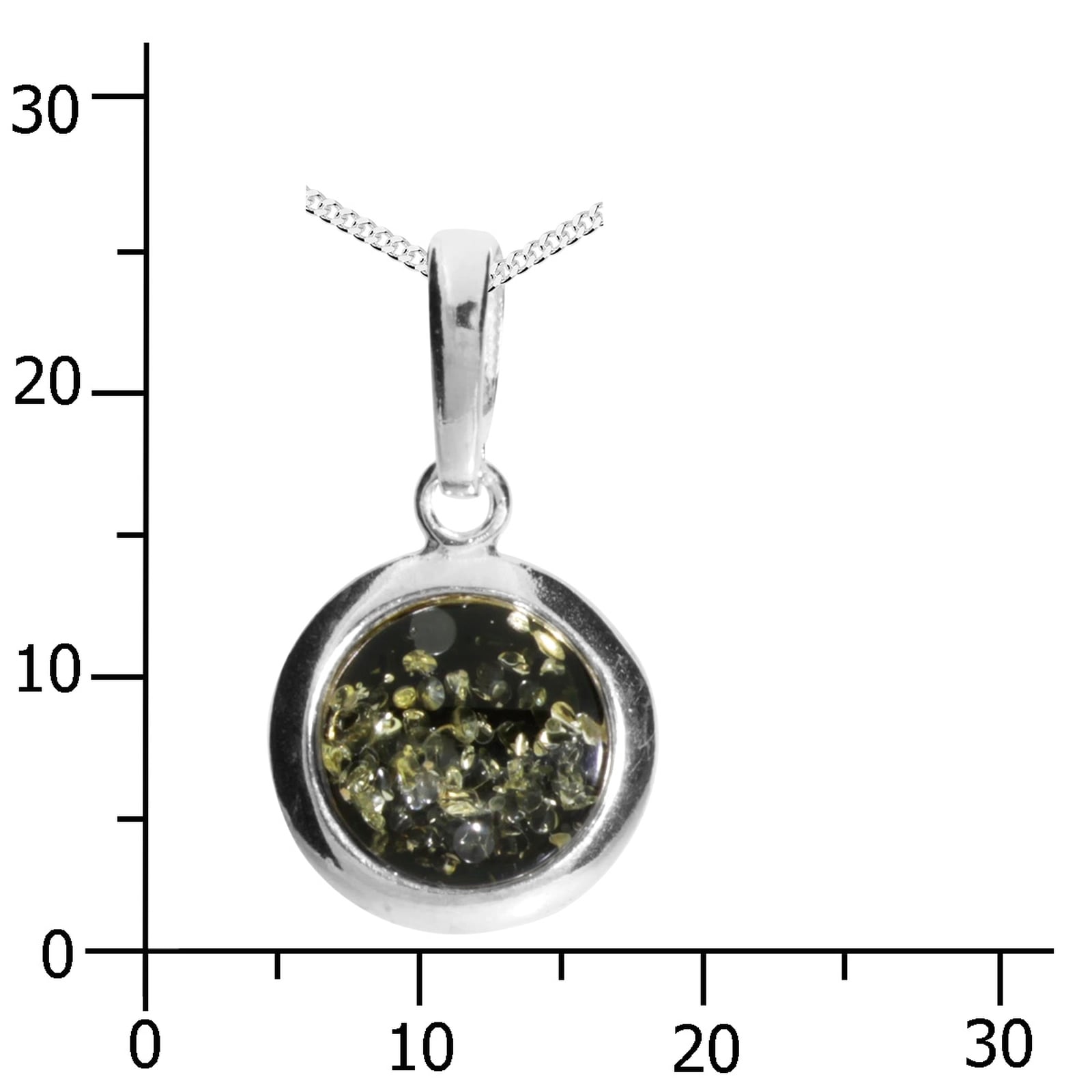 OSTSEE-SCHMUCK Kette mit Anhänger »- Paulina - Silber 925/000 - Bernstein«