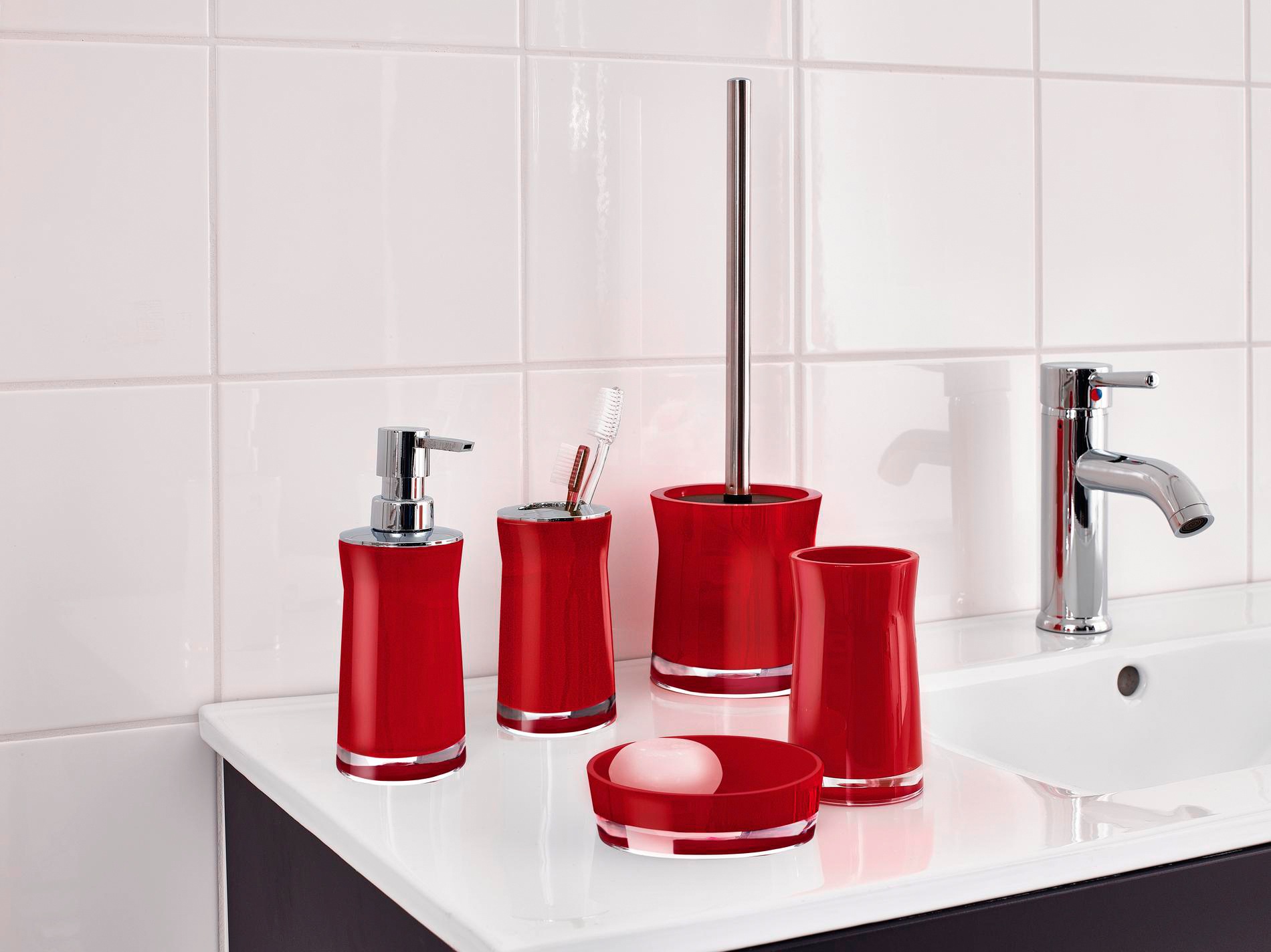 Ridder WC-Garnitur »Disco«, | BAUR bestellen aus rostfrei Kunststoff