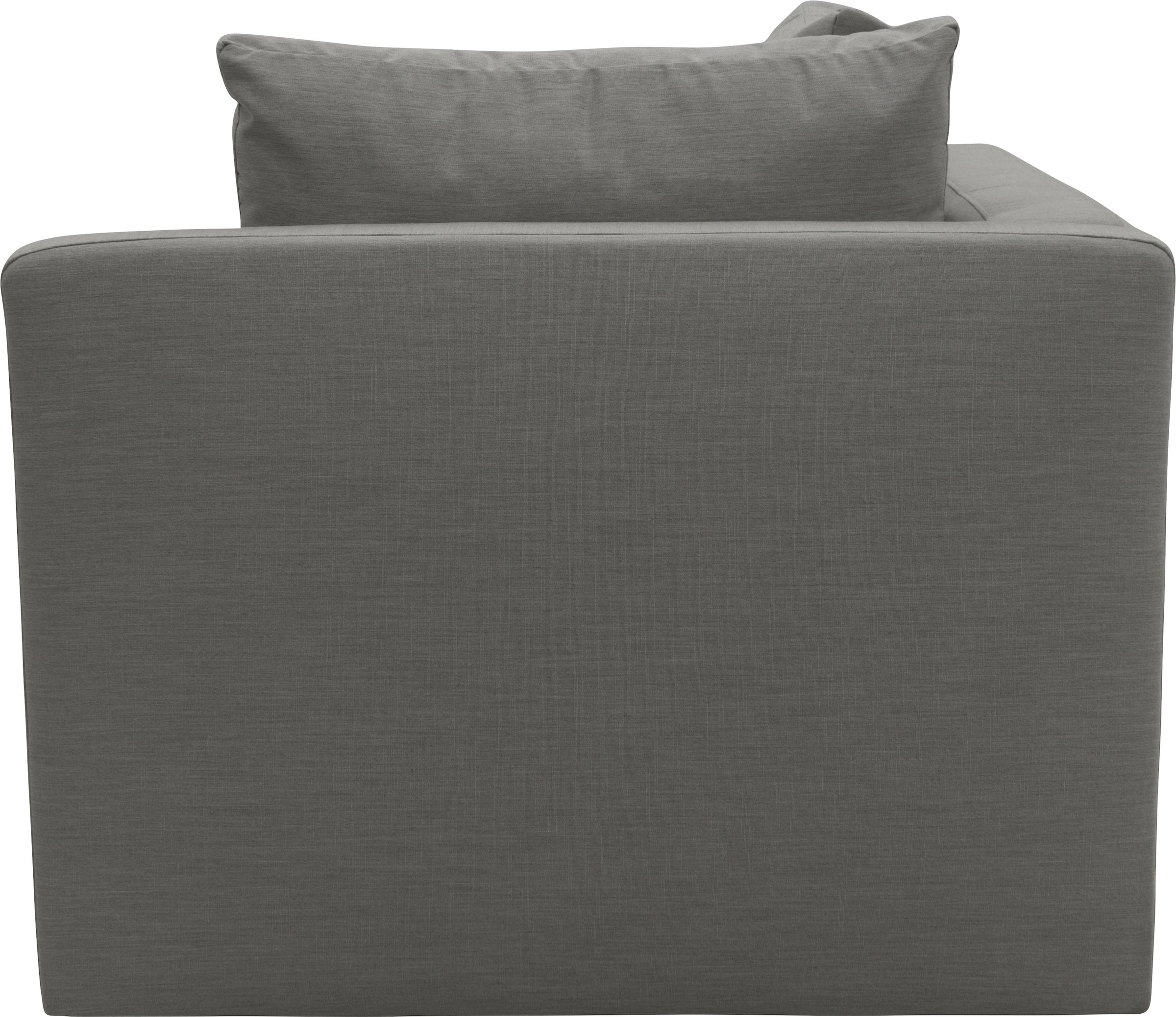DOMO collection Sofa-Eckelement »Solskin, individuell erweiterbar/kombinierbar«, mit losen Kissen. Rücken- und Seitenteile als Stecksystem.