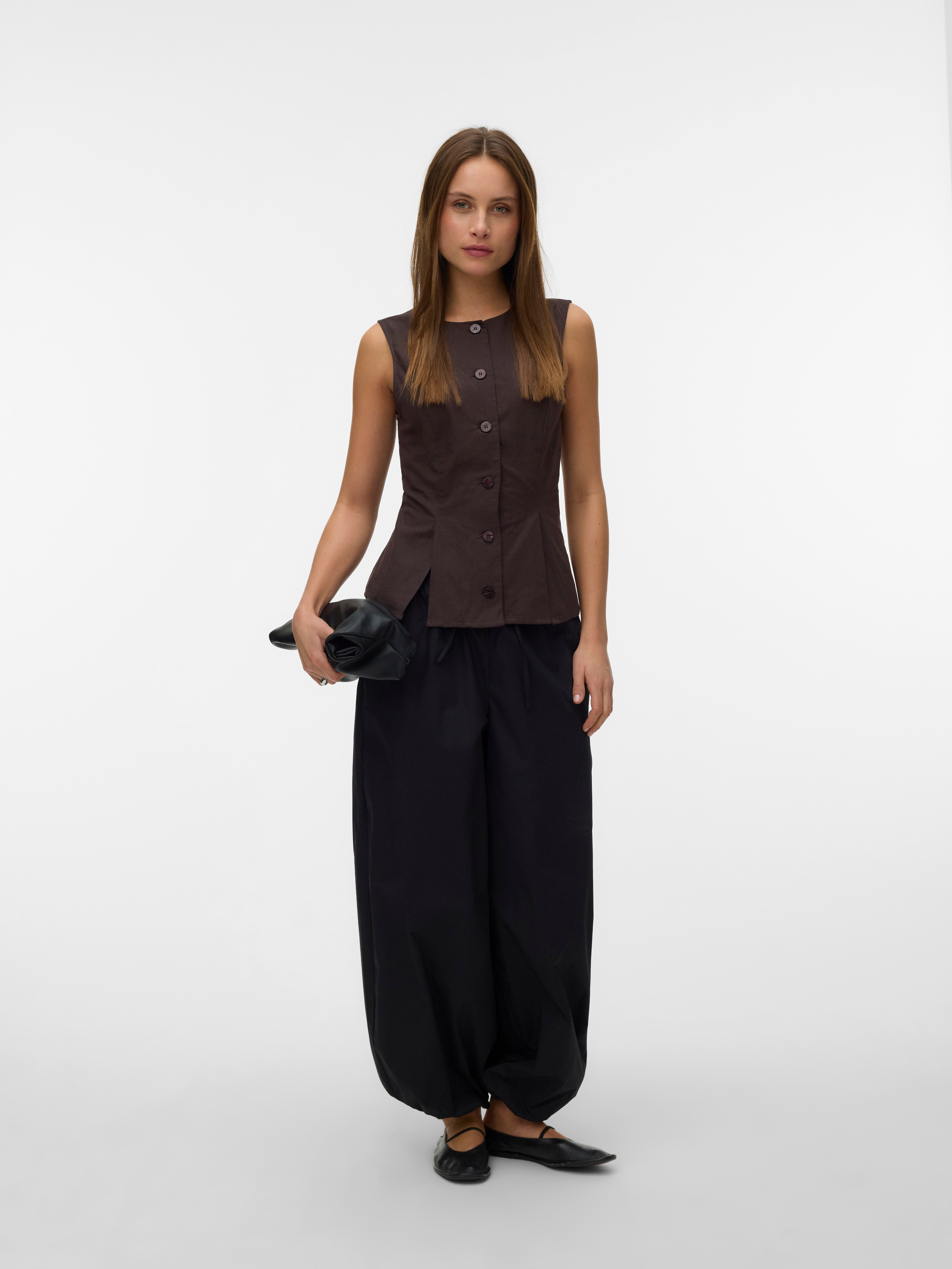 Vero Moda Selma Weste Chocolate Torte L 3