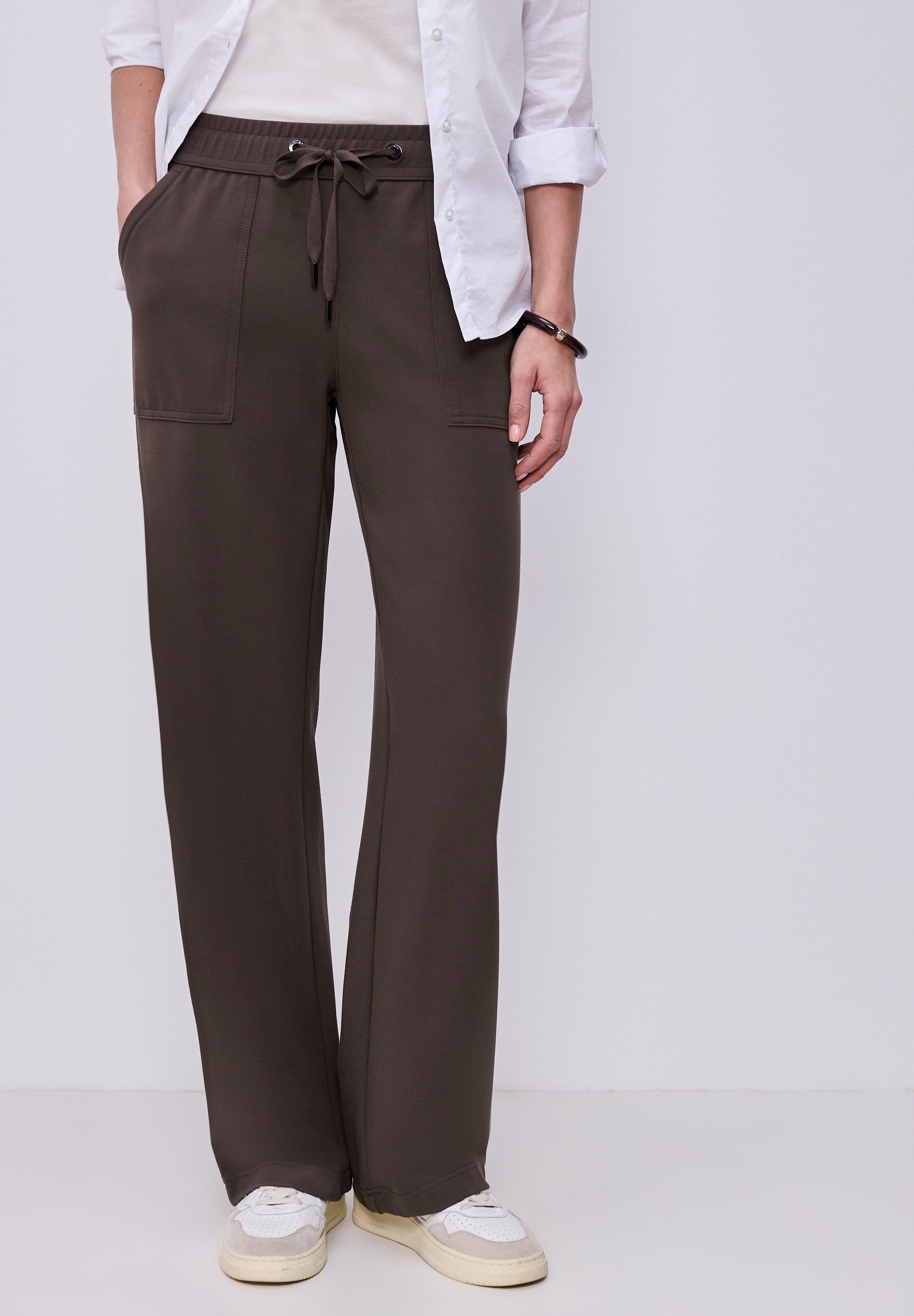 STREET ONE Stoffhose Elastikbund mit Tunnelzug günstig online kaufen