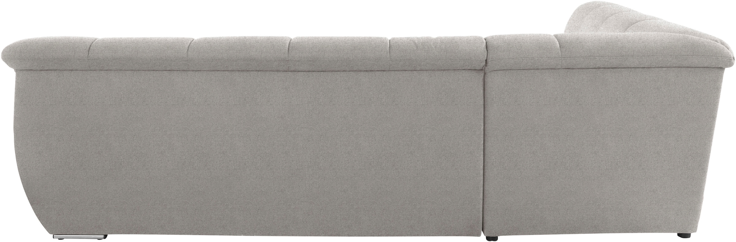 DOMO collection Ecksofa »Lagoa, moderne Sitzheftung, bequem und komfortabel, L-Form«, wahlweise mit Bettfunktion, frei im Raum stellbar, große Farbvielfalt