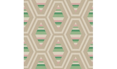 Vliestapete »Hallaton Kilim Garden Greens«, 3D-Optik