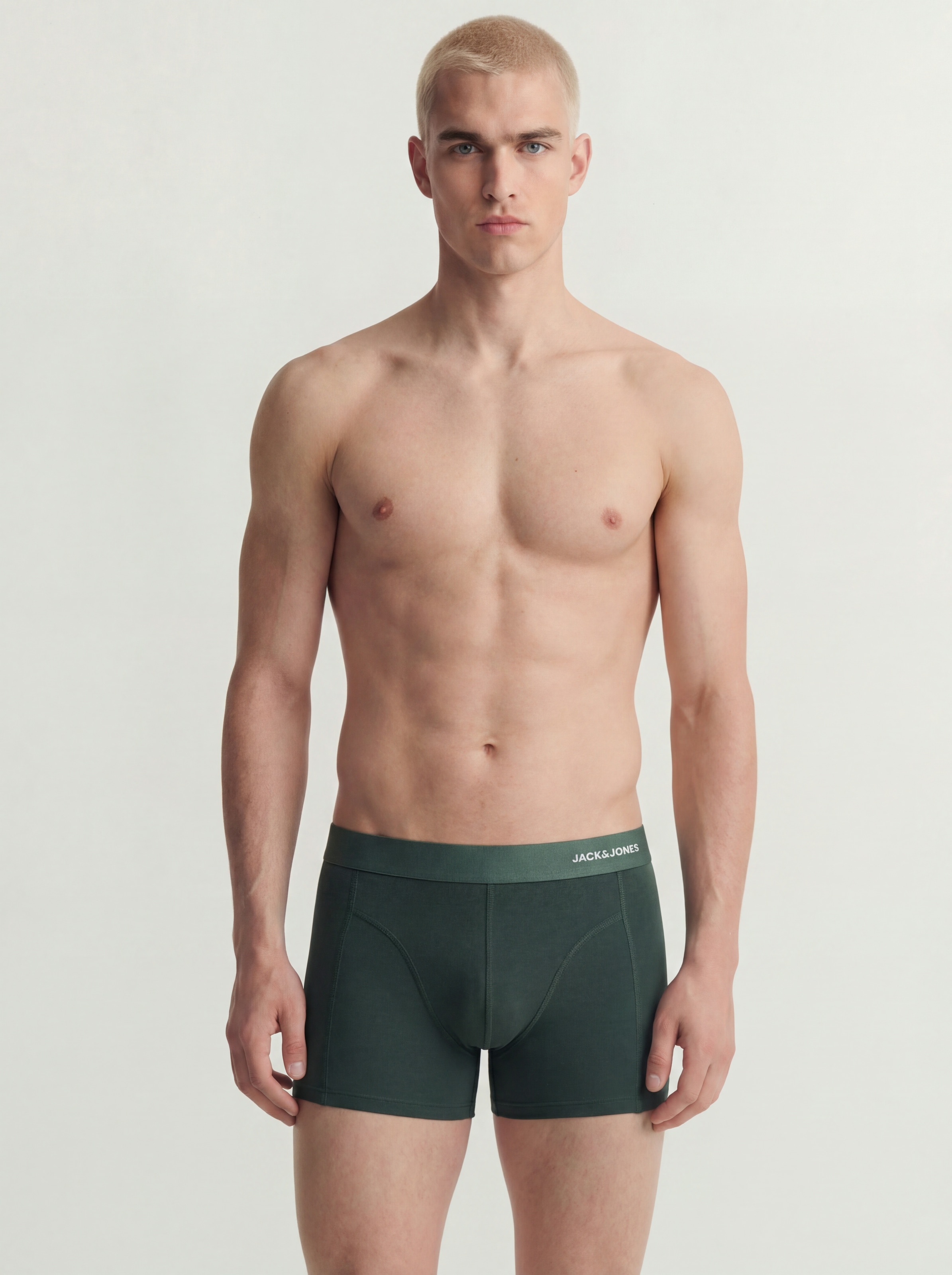 Jack & Jones Trunk »JACCOMO SOLID BAMBOO TRUNKS 3 PACK SN« Packung, 3 Stk. Viskosemischung, elastischer Bund