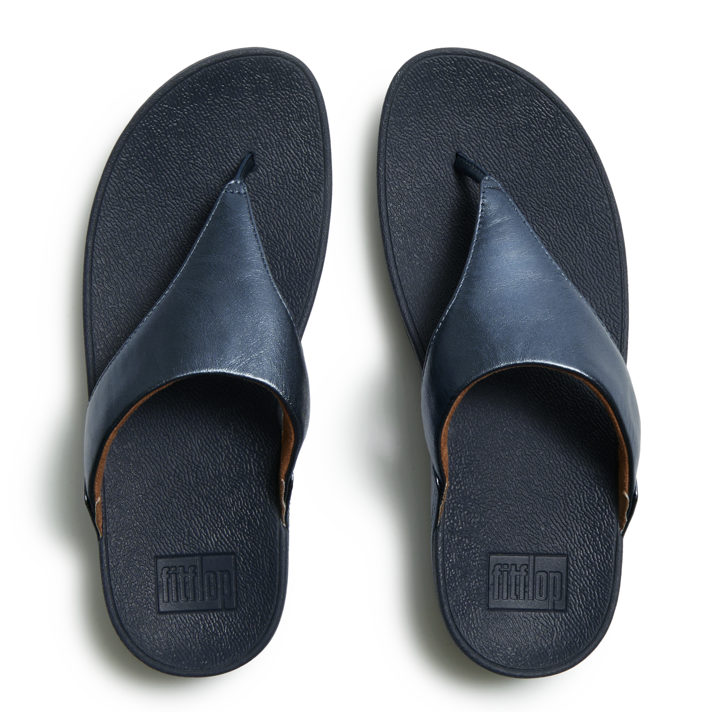 Fitflop Dianette »LULU LEATHER TOEPOST«  Zehentrenner, Pool Slides, Pantolette, Badeschuh mit Keilabsatz