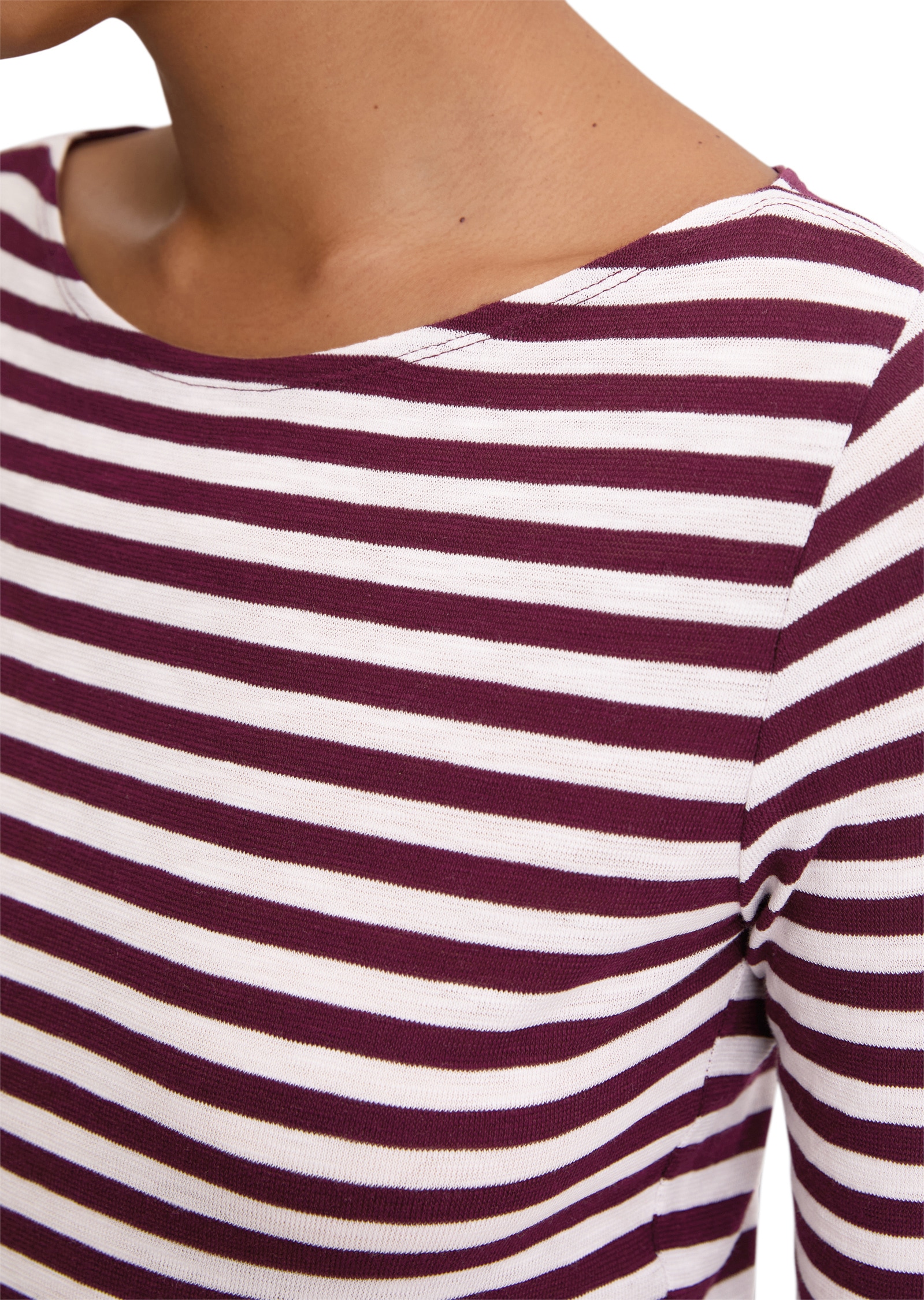 Marc O'Polo Langarmshirt »aus Slubjersey«
