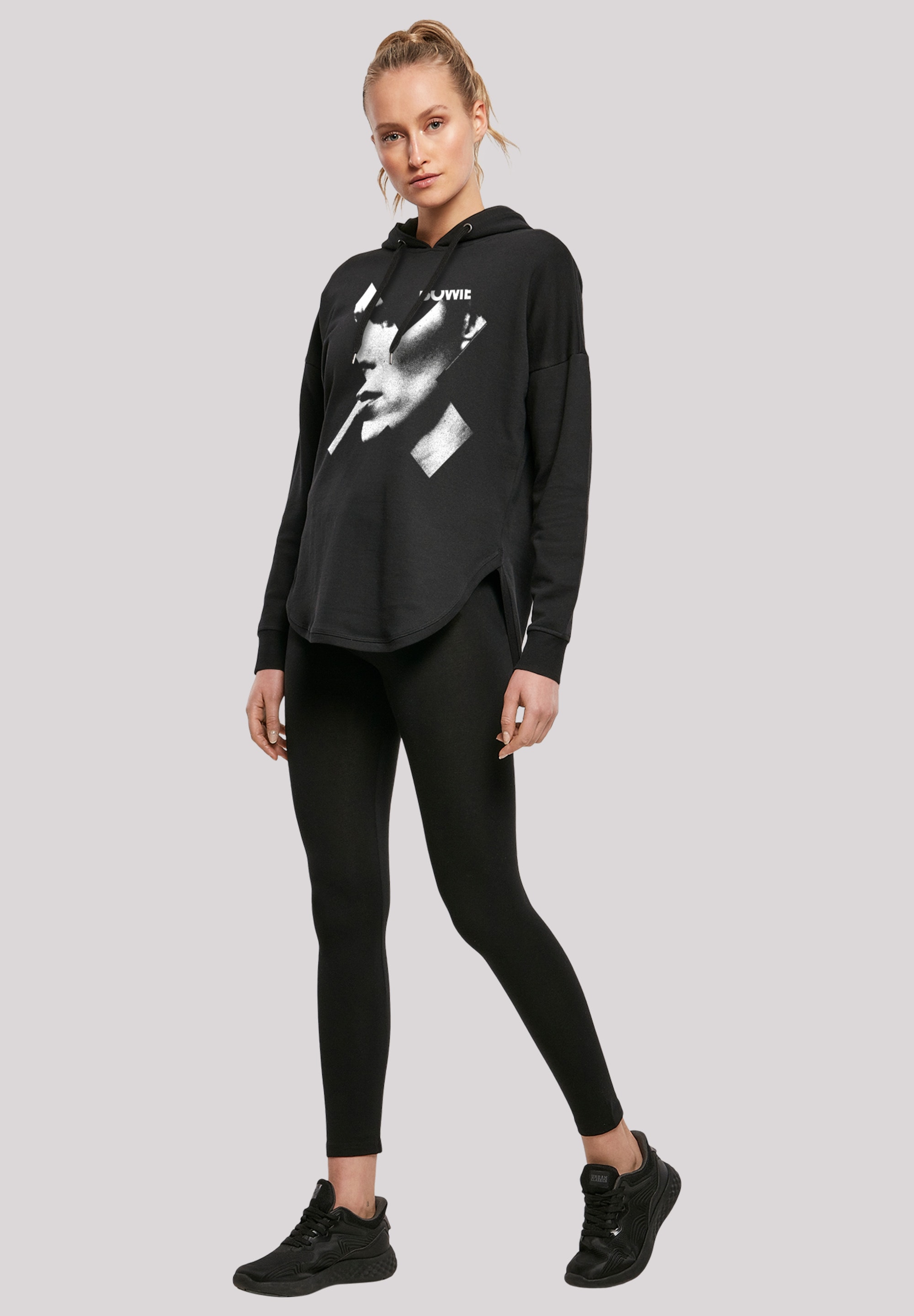 F4NT4STIC Kapuzenpullover »David Bowie Cross Smoke Kreuz«, Print