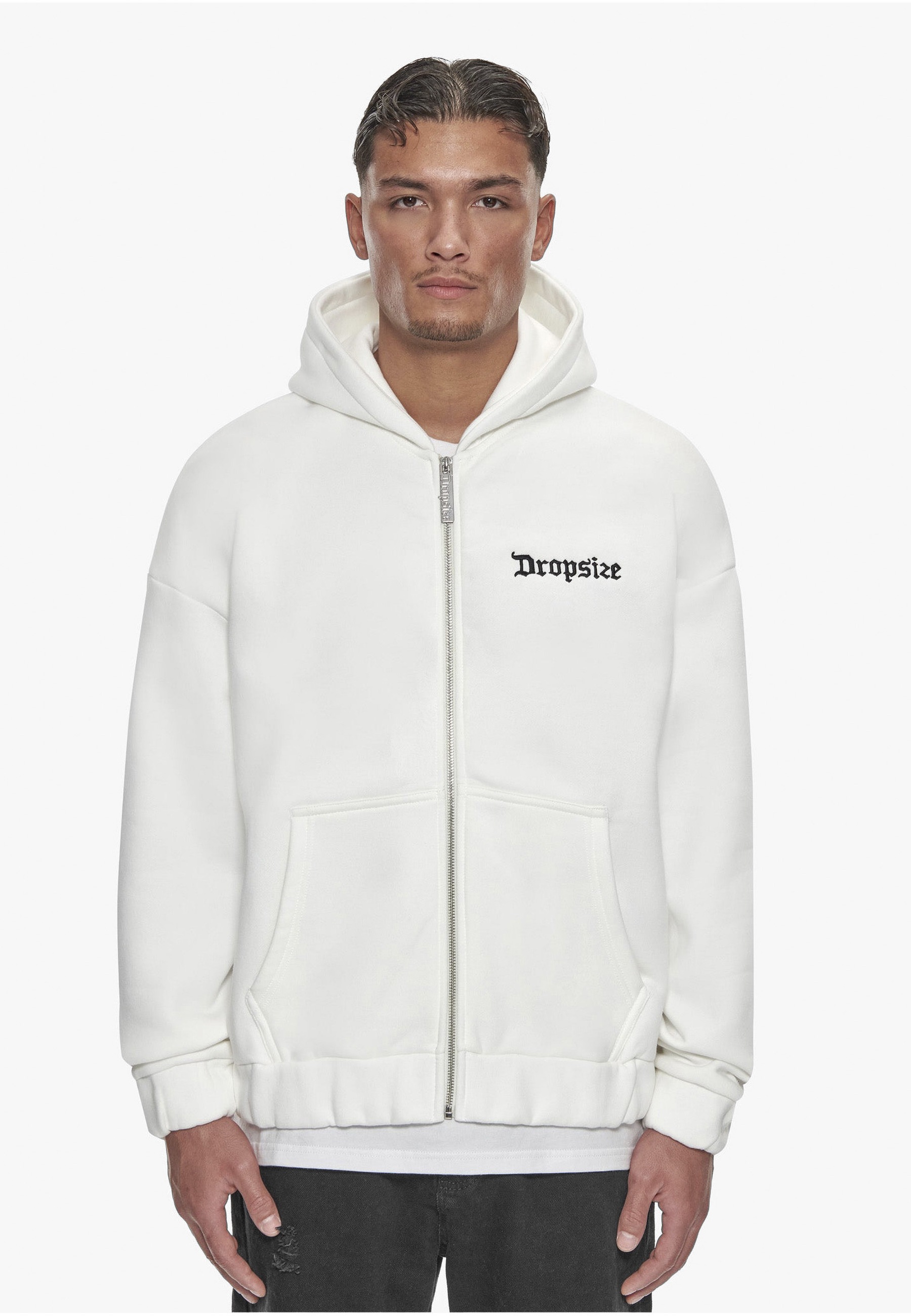 Thumbnail - Dropsize Kapuzenpullover "Dropsize HEAVY OVERSIZE EMBO ZIPPER HOODIE" 1