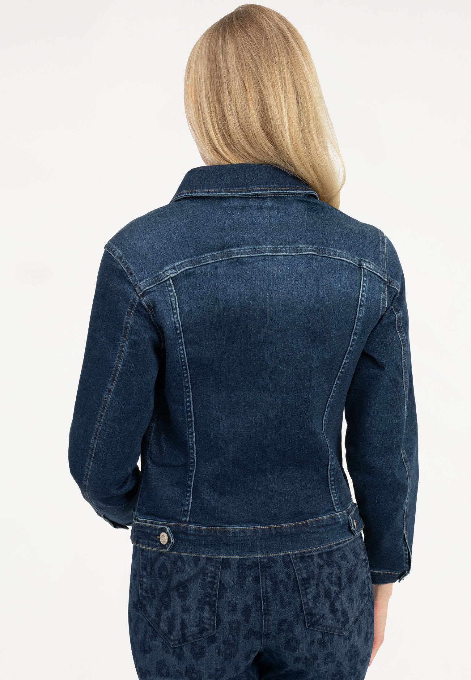 Recover Pants Jeansjacke »CHIC«, ohne Kapuze, in Used-Optik