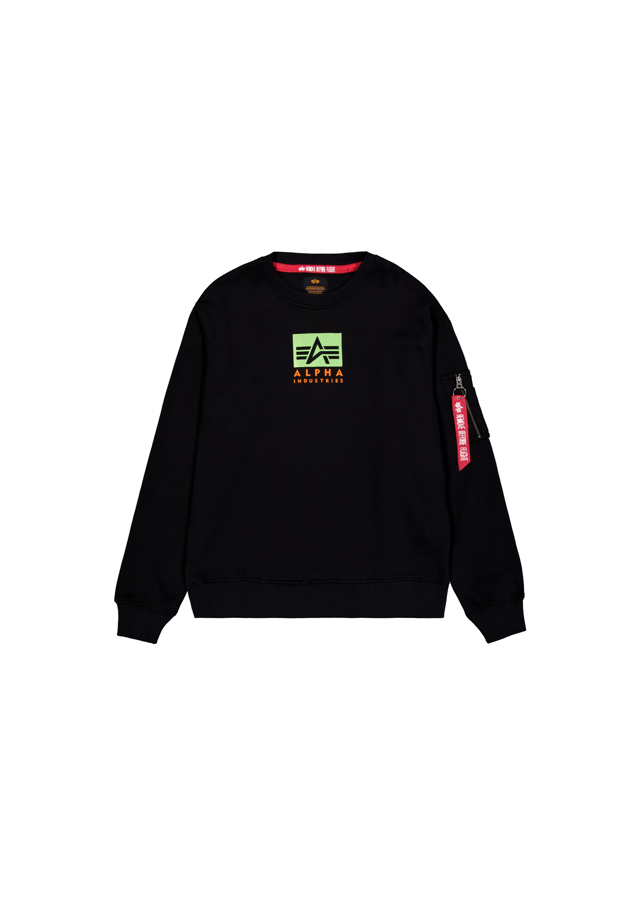 Alpha Industries Sweater "Alpha Industries Men - Sweatshirts Satin Logo Swe günstig online kaufen