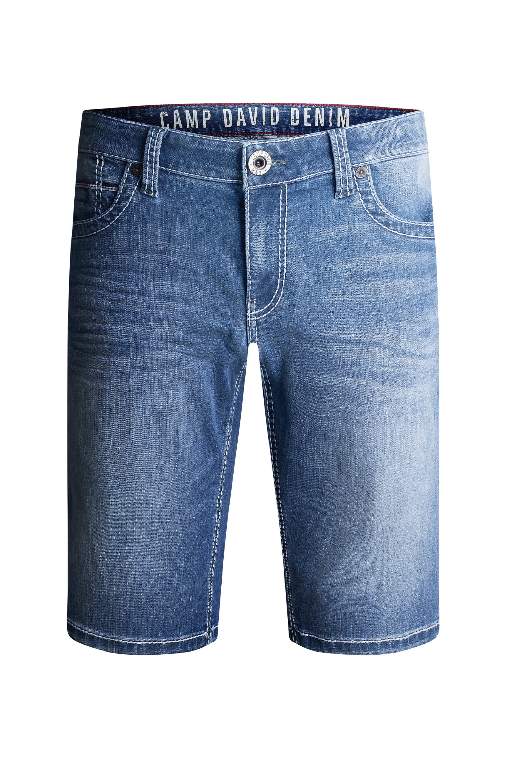 CAMP DAVID Jeansshorts mit zwei Leibhöhen