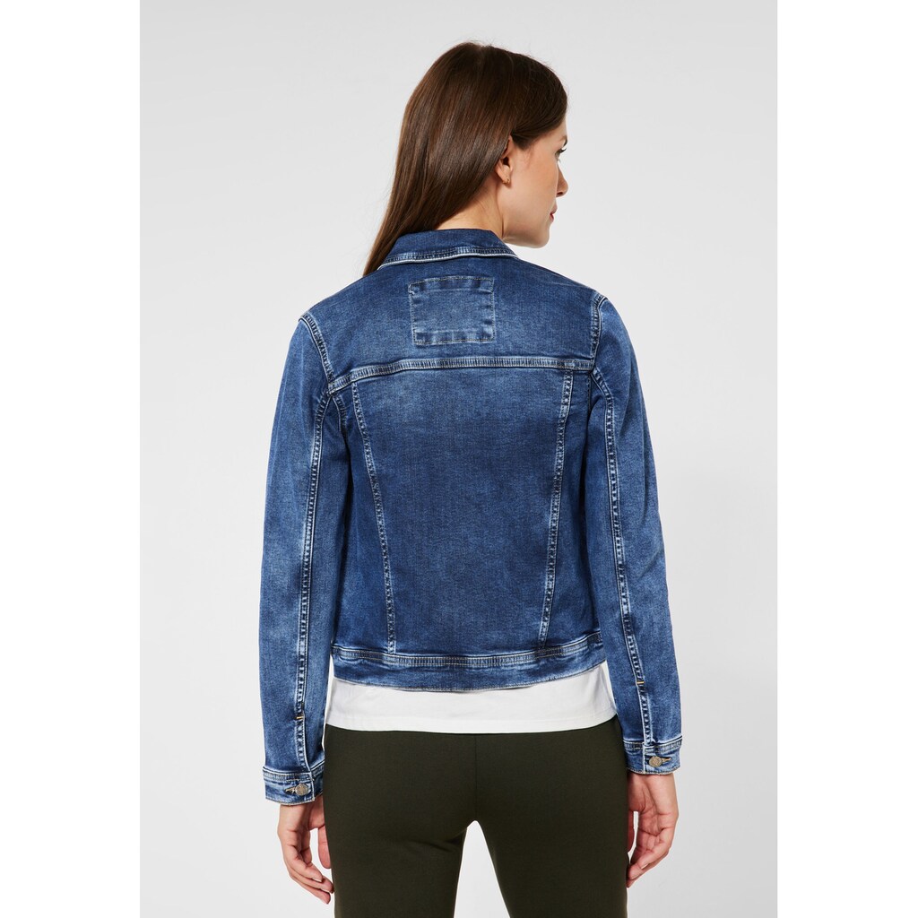 STREET ONE Jeansjacke, ohne Kapuze