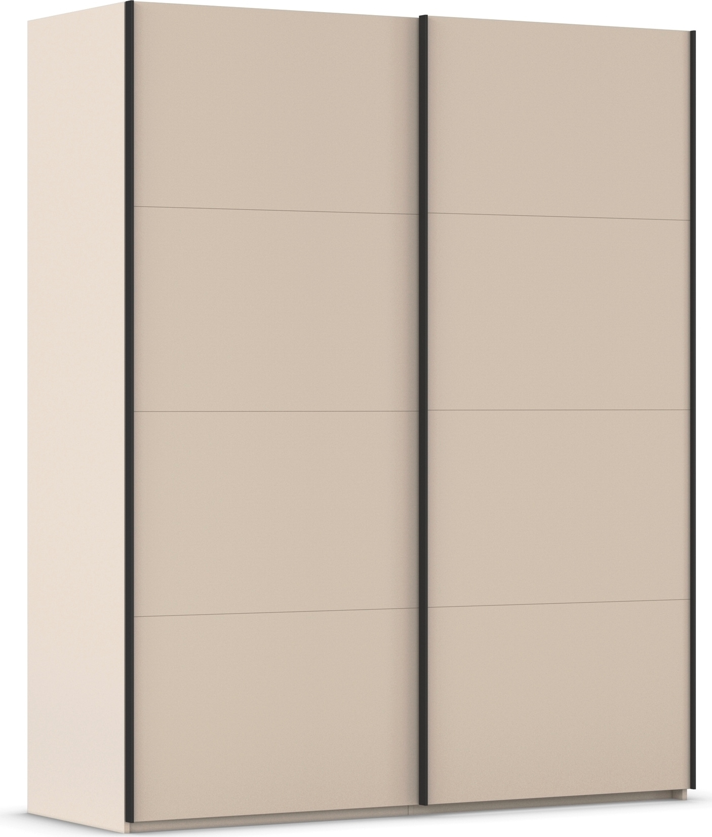 rauch Schwebetürenschrank "Kleiderschrank Schrank Garderobe Schlafzimmerschrank SCALE-FYRA" edle viergeteilte Türen viele Farben und Griff-Farben MADE IN GERMANY