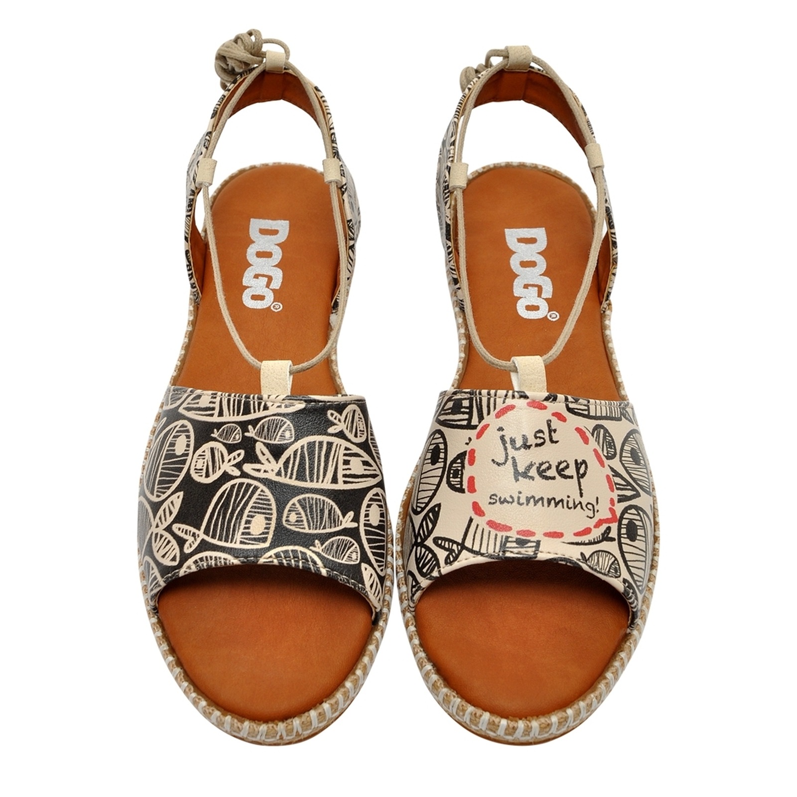 DOGO Sandale »Damen Hazel Just Keep Swimming Vegan Damen Sandalen/ Sandaletten«, Vegan