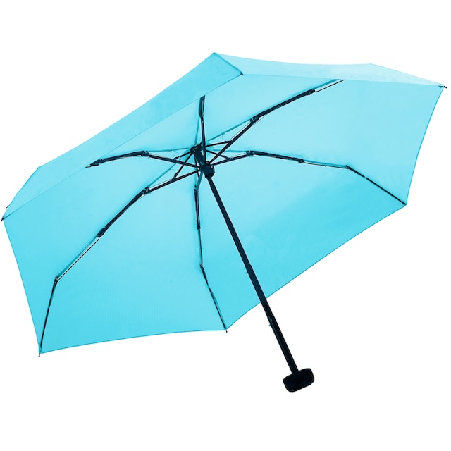 EuroSCHIRM® Taschenregenschirm »Dainty, hellblau«, extra flach und kurz  bestellen | BAUR