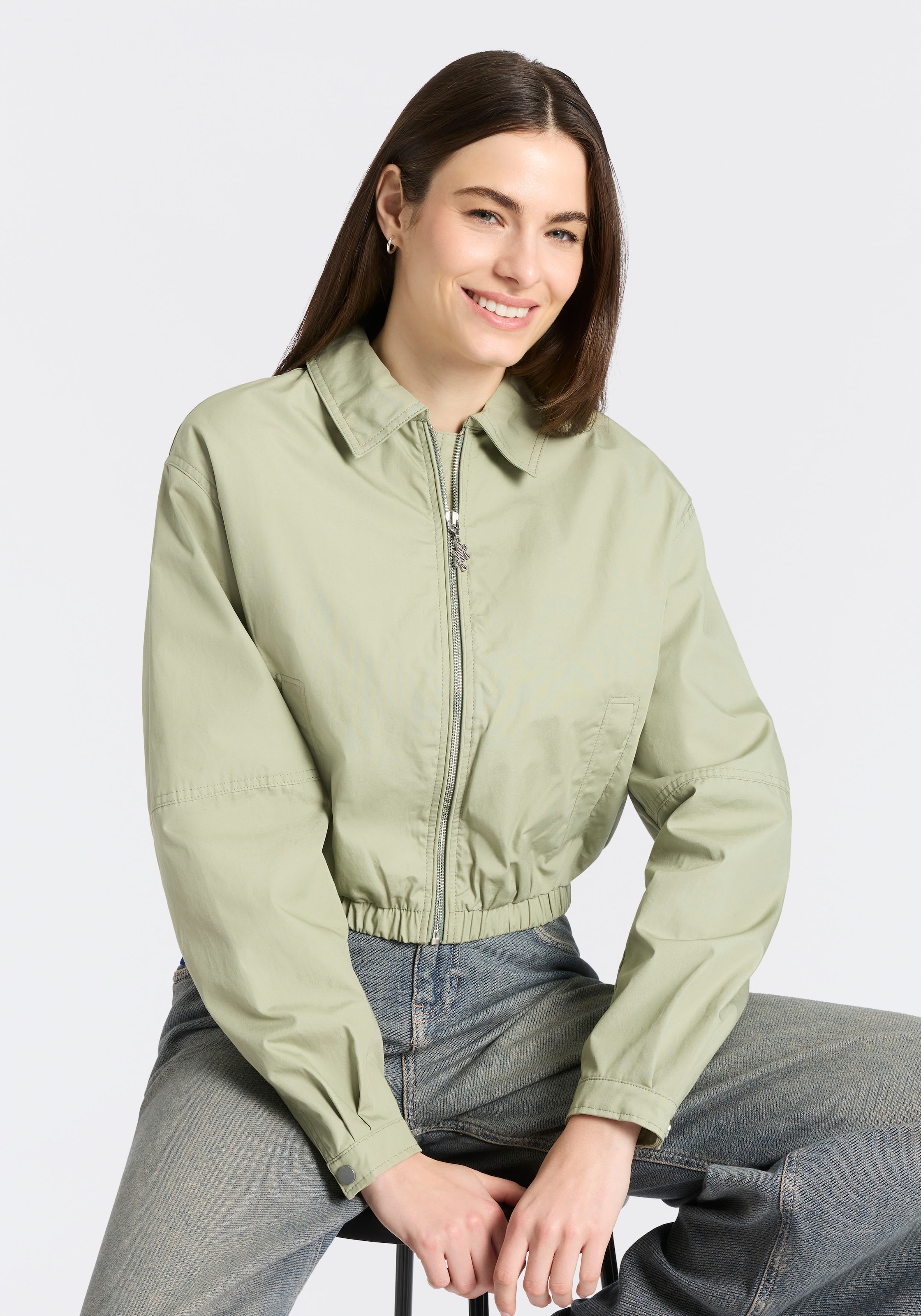 HUGO Blue Kurzjacke "Autene" Paper-Touch günstig online kaufen