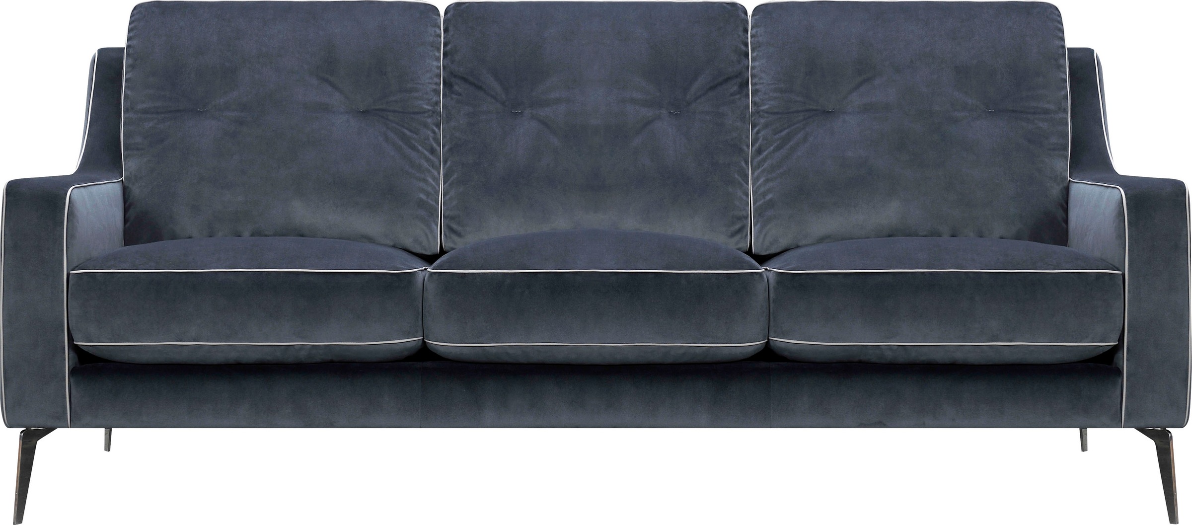 Leonique 3-Sitzer "Chicago" 3-Sitzer Ssofa, graublau, klassisch/modern, 208 günstig online kaufen