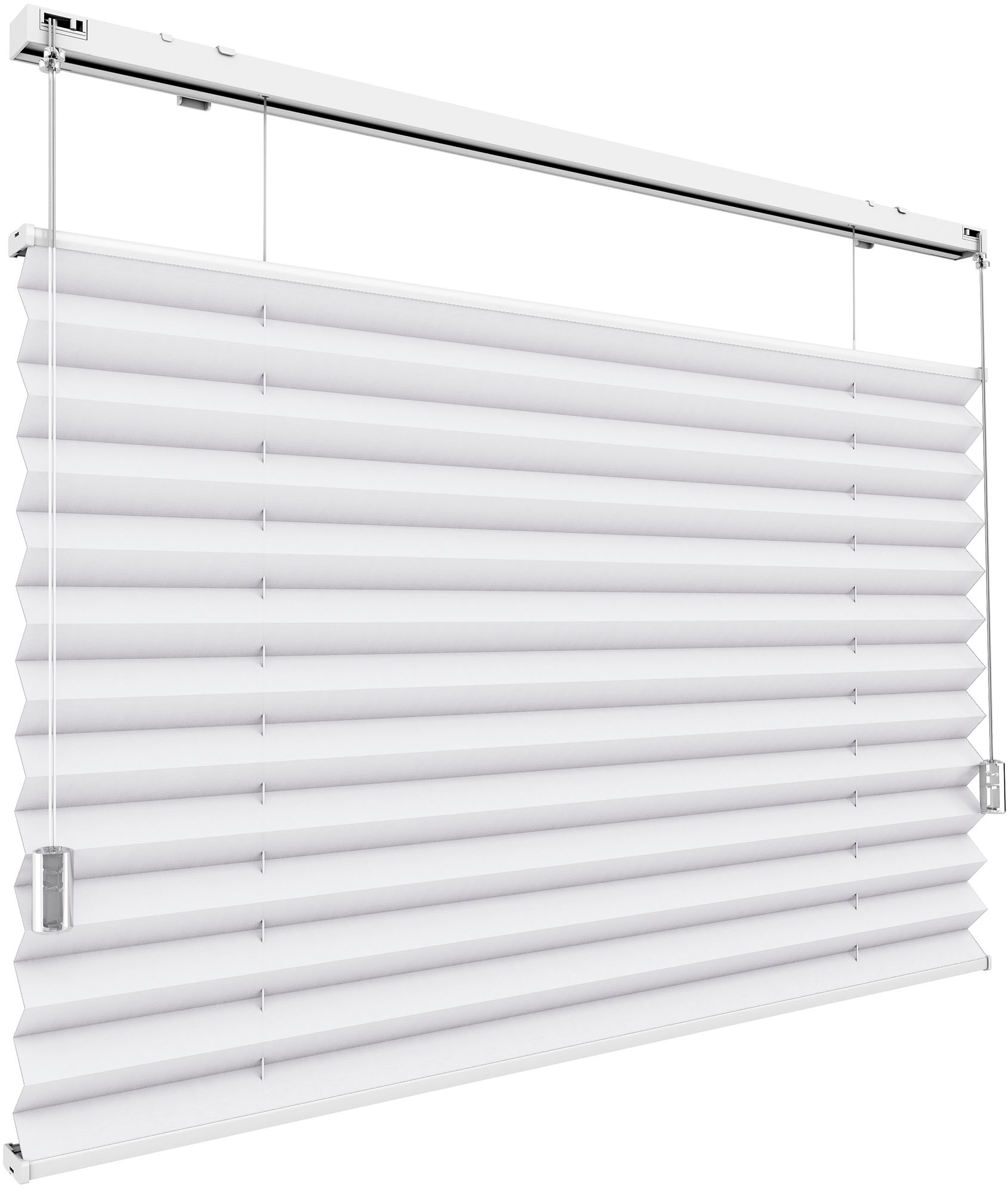 GARESA Plissee »Plissee«, Lichtschutz, energiesparend, freihängend, Lichteinfall am Fenster perfekt steuern, dichter Stoff