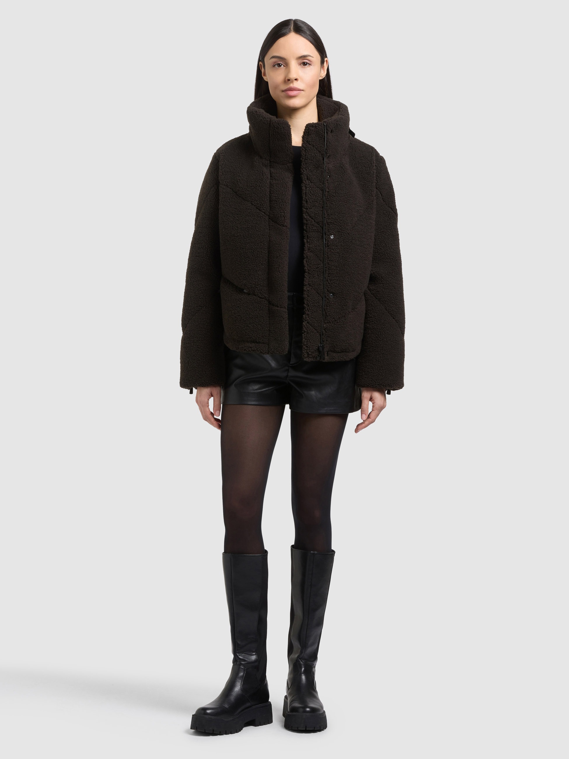 khujo Blouson »GIONNA« mit Kapuze