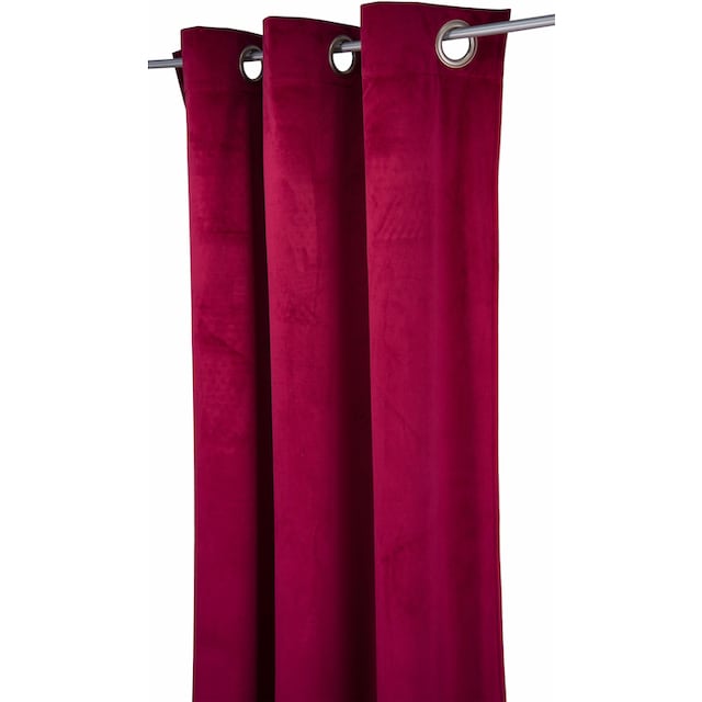 TOM TAILOR HOME Vorhang »FRENCH VELVET«, (1 St.), HxB: 245x135 | BAUR