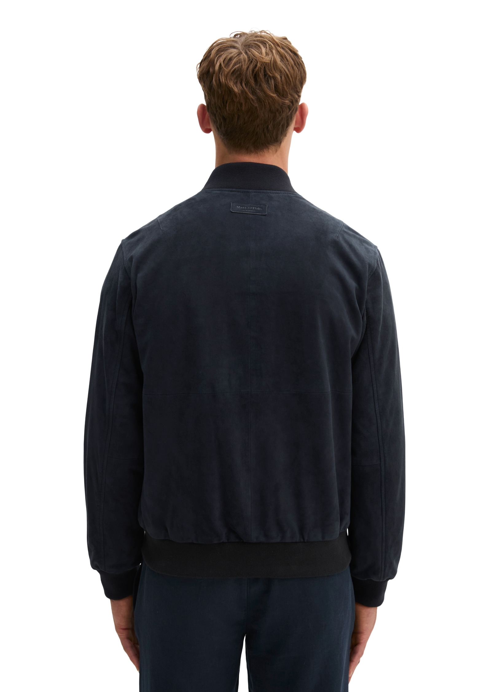 Marc O'Polo Lederjacke regular aus geschmeidigem Ziegenleder