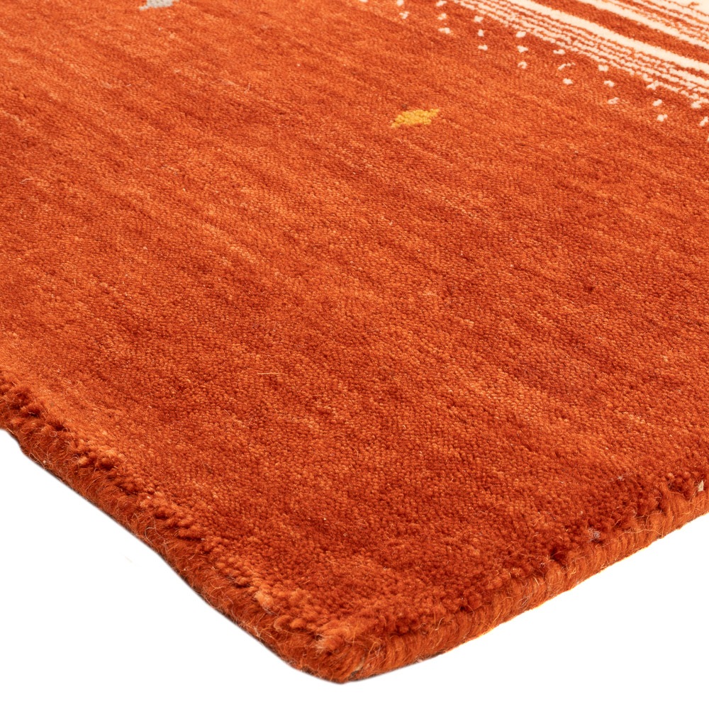 morgenland Wollteppich »Aurora Flair - Gabbeh Teppich - Loribaft Softy«, rechteckig, 1,2 mm Höhe, Sehr weicher Flor