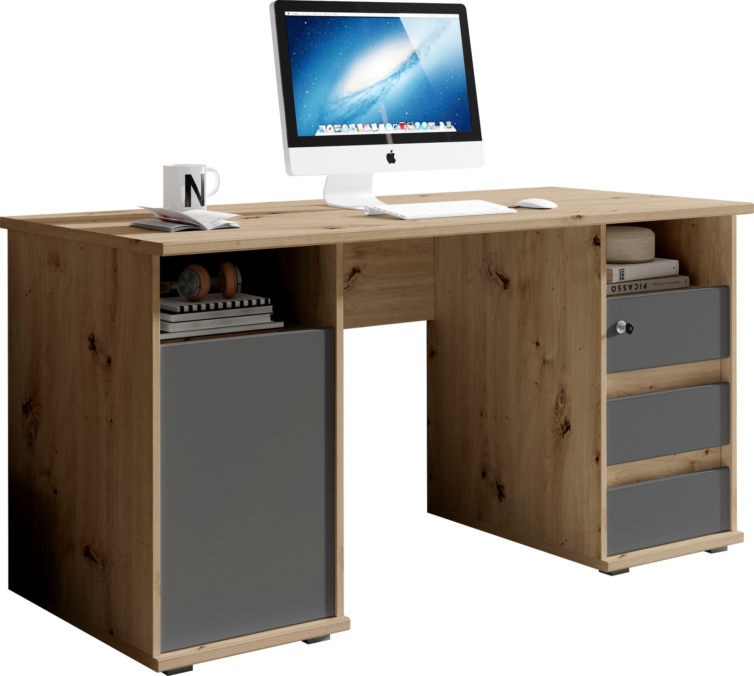 Schreibtisch »Primus U2«, mit Schubkasten abschließbar, Gamingtisch geeignet