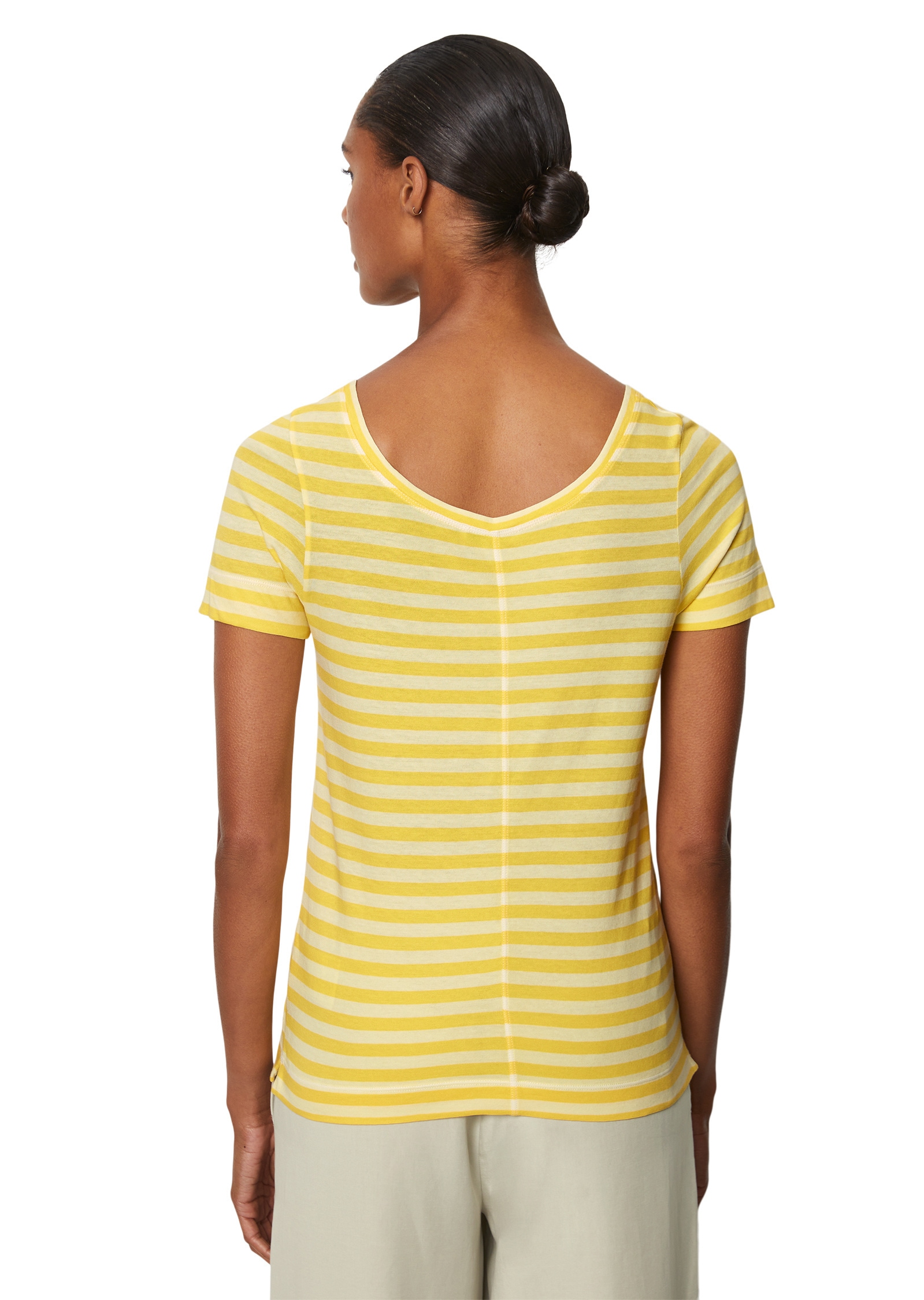 Marc O'Polo T-Shirt »mit Ballerina-Ausschnitt«